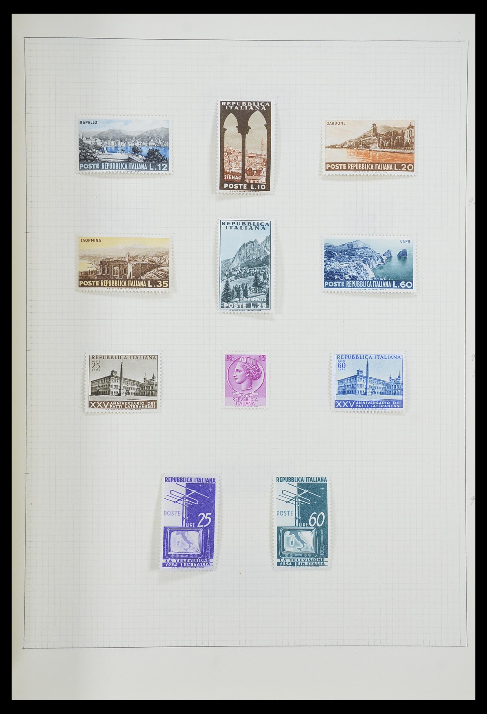 33406 139 - Postzegelverzameling 33406 Europese landen 1938-1955.