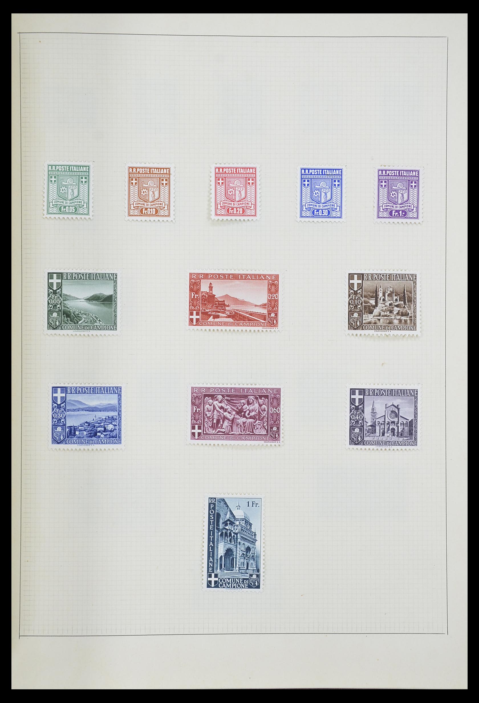 33406 144 - Postzegelverzameling 33406 Europese landen 1938-1955.