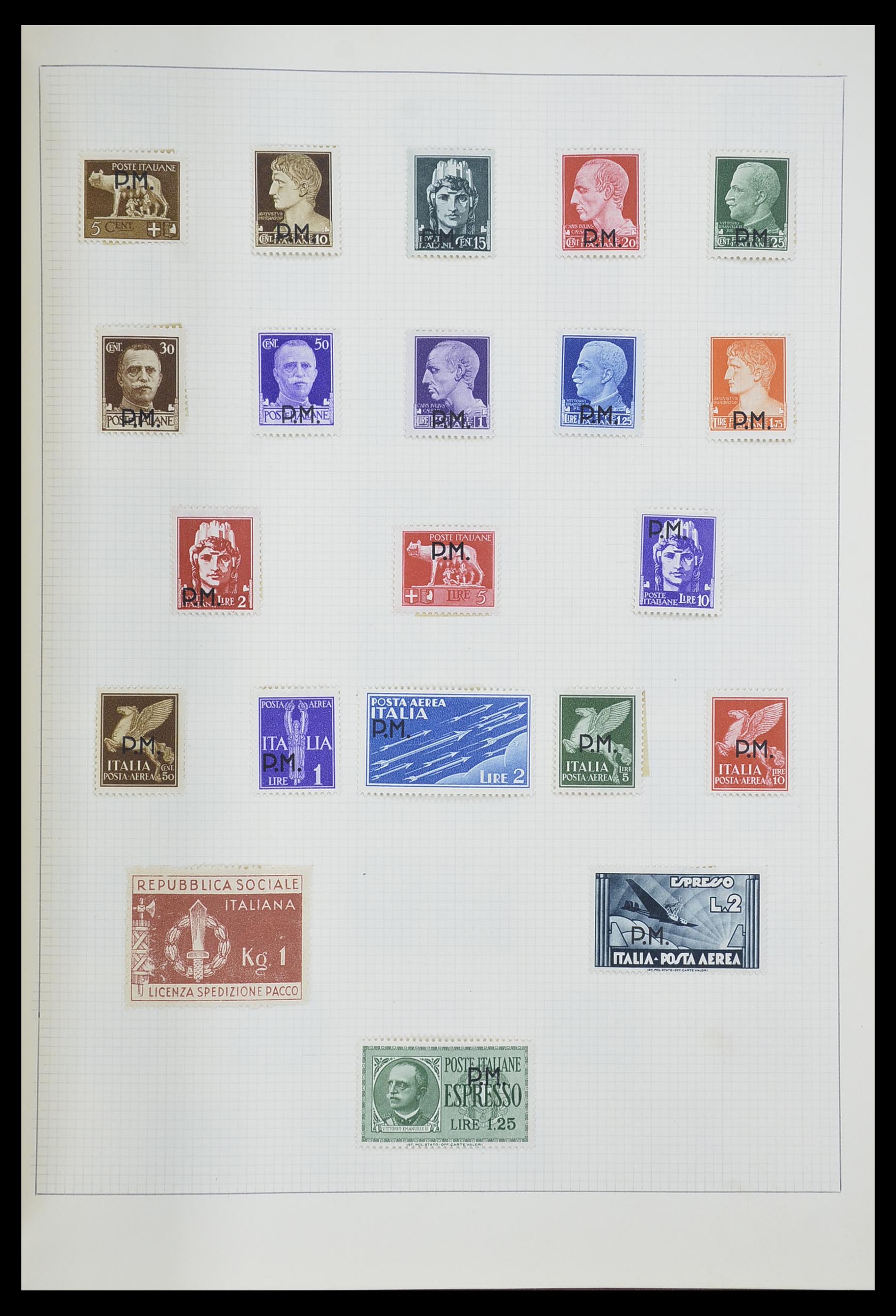 33406 145 - Postzegelverzameling 33406 Europese landen 1938-1955.