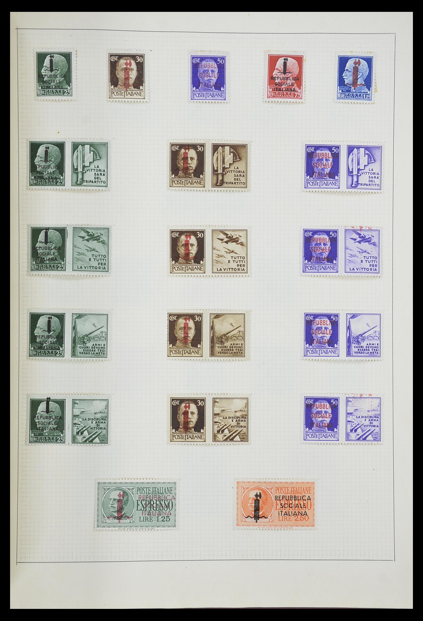 33406 147 - Postzegelverzameling 33406 Europese landen 1938-1955.