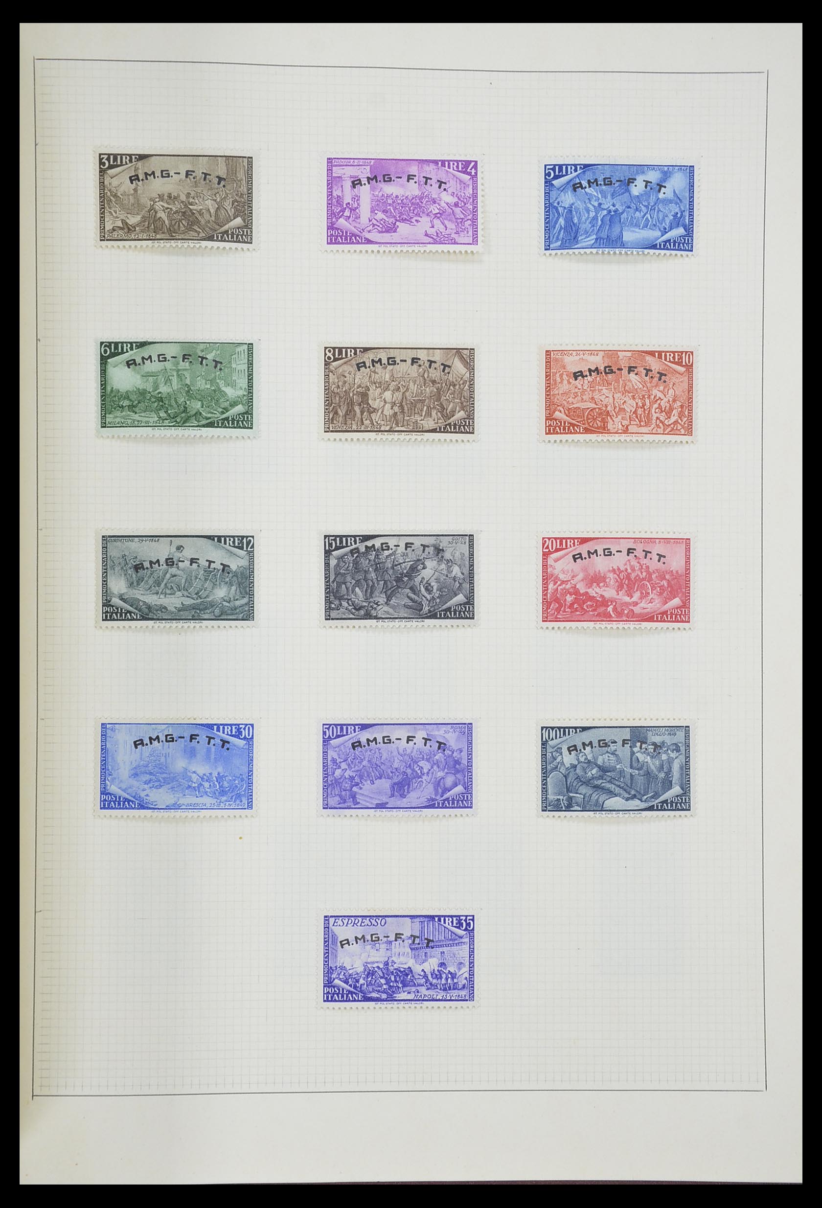 33406 155 - Postzegelverzameling 33406 Europese landen 1938-1955.