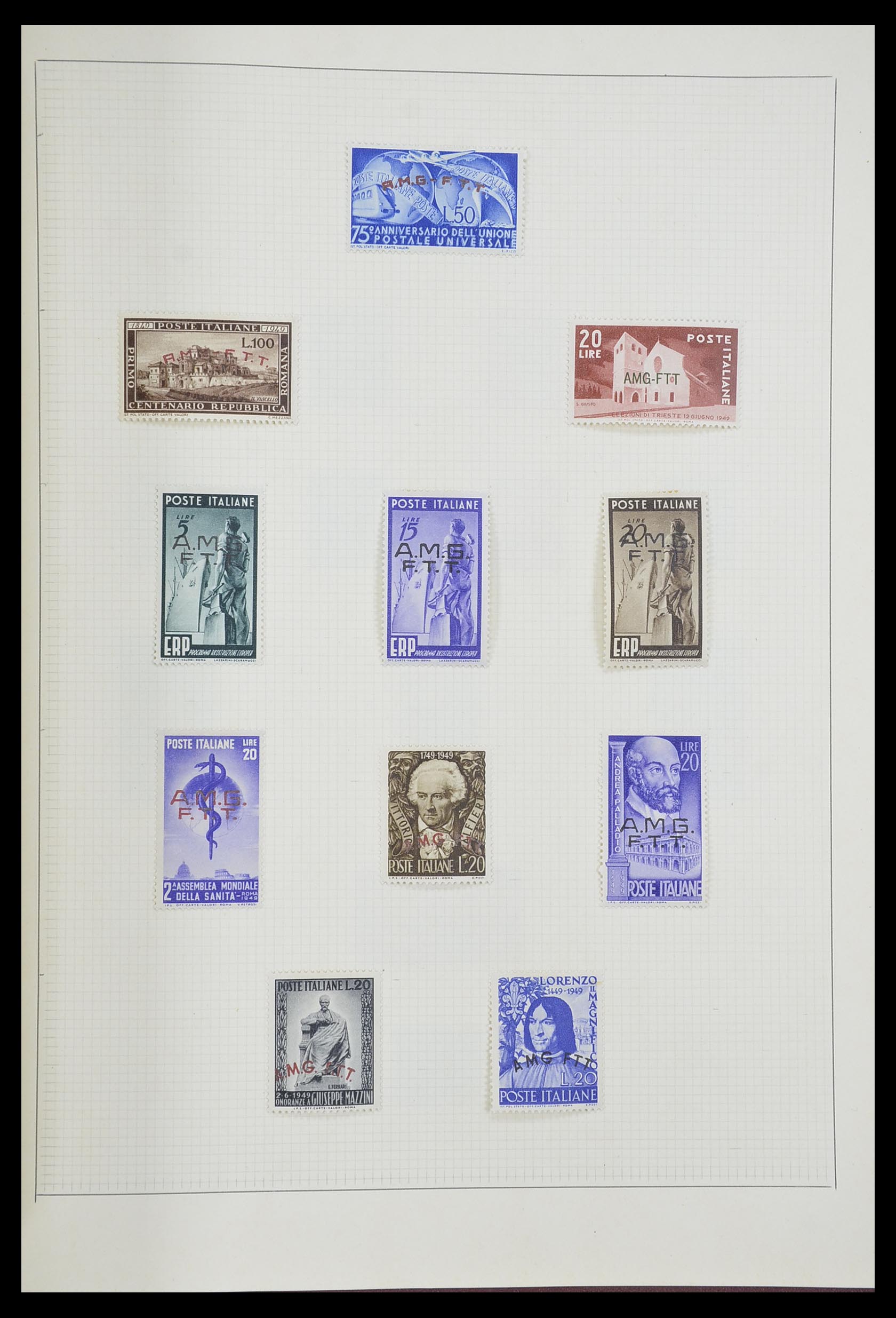 33406 157 - Postzegelverzameling 33406 Europese landen 1938-1955.