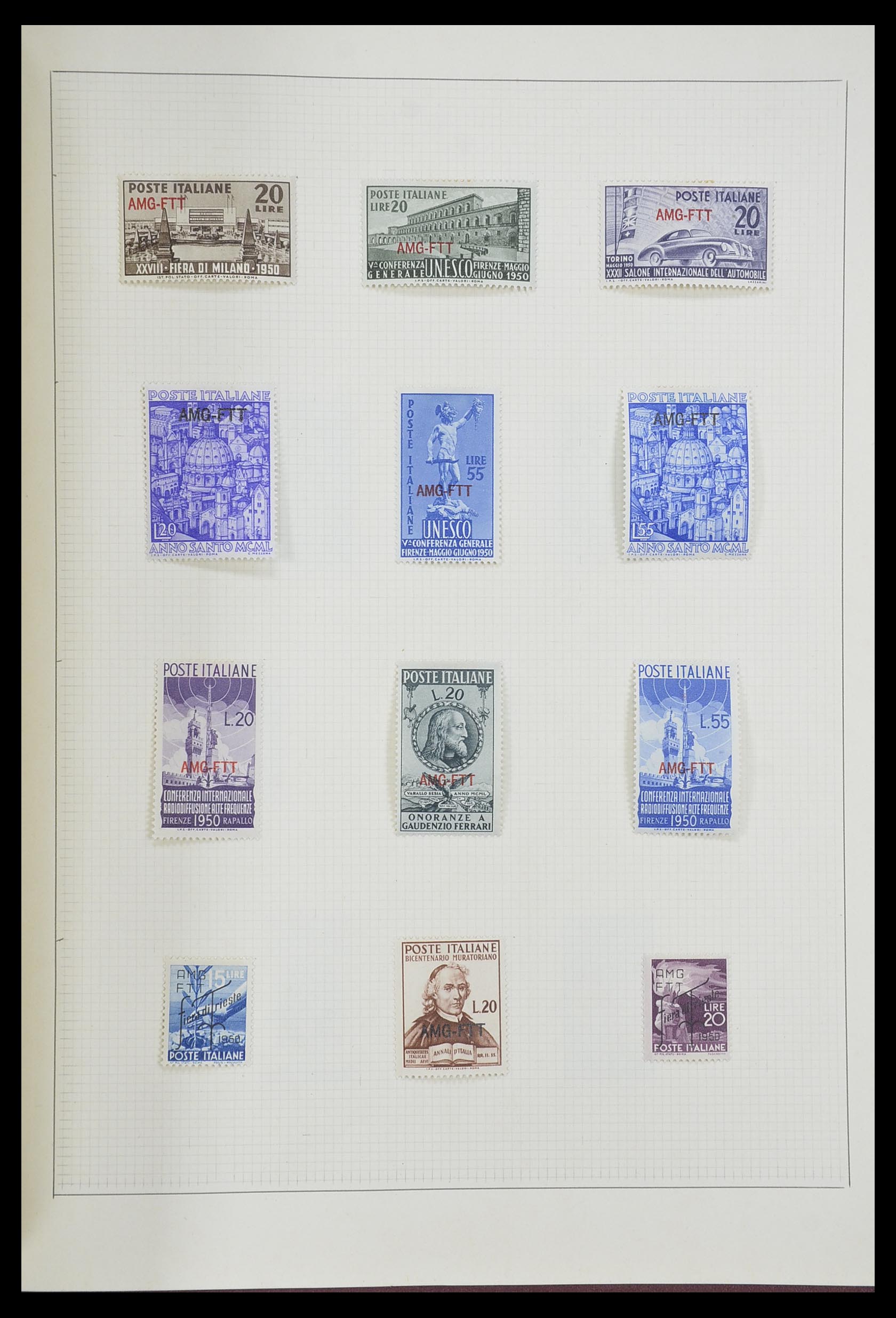 33406 160 - Postzegelverzameling 33406 Europese landen 1938-1955.