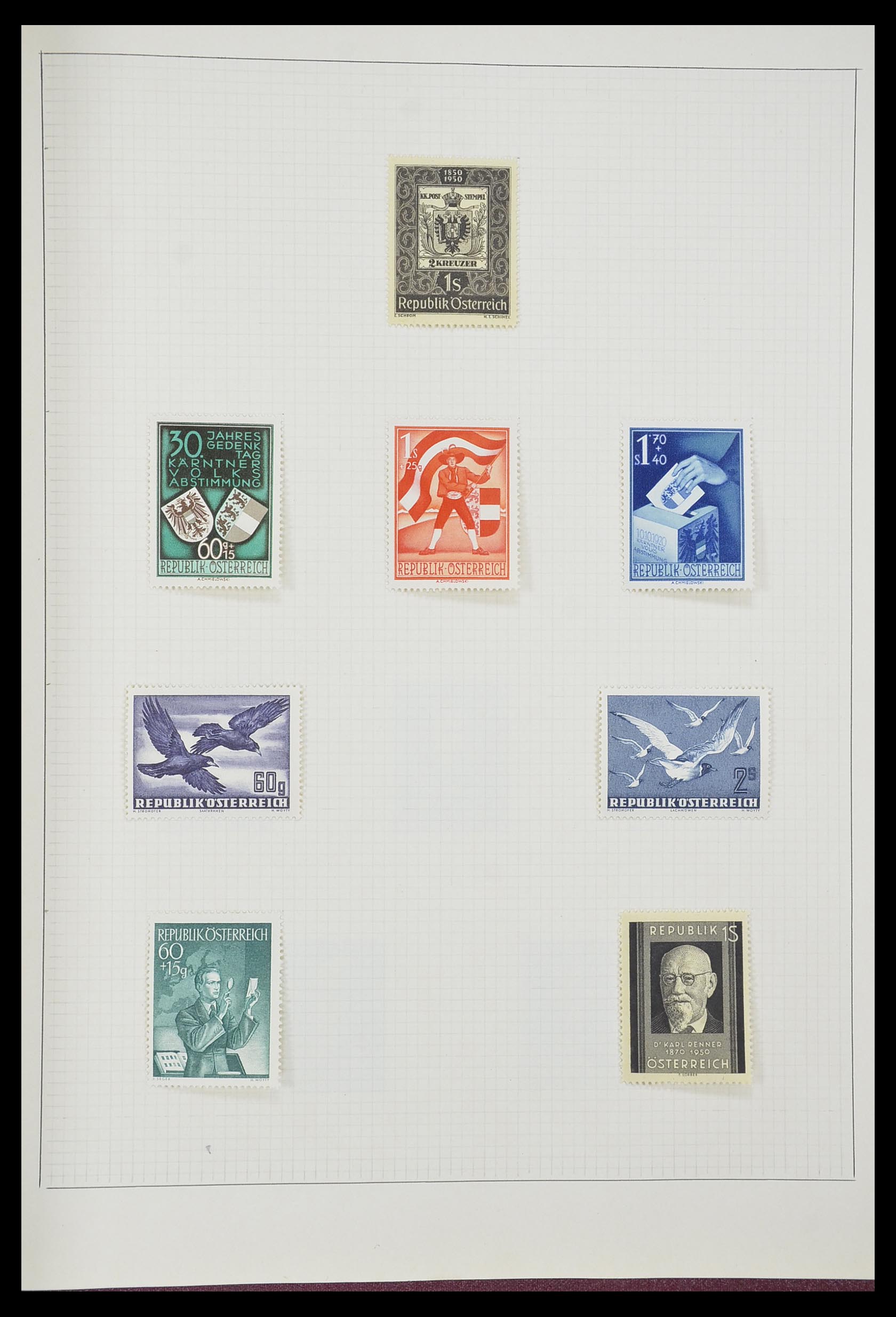 33406 197 - Postzegelverzameling 33406 Europese landen 1938-1955.