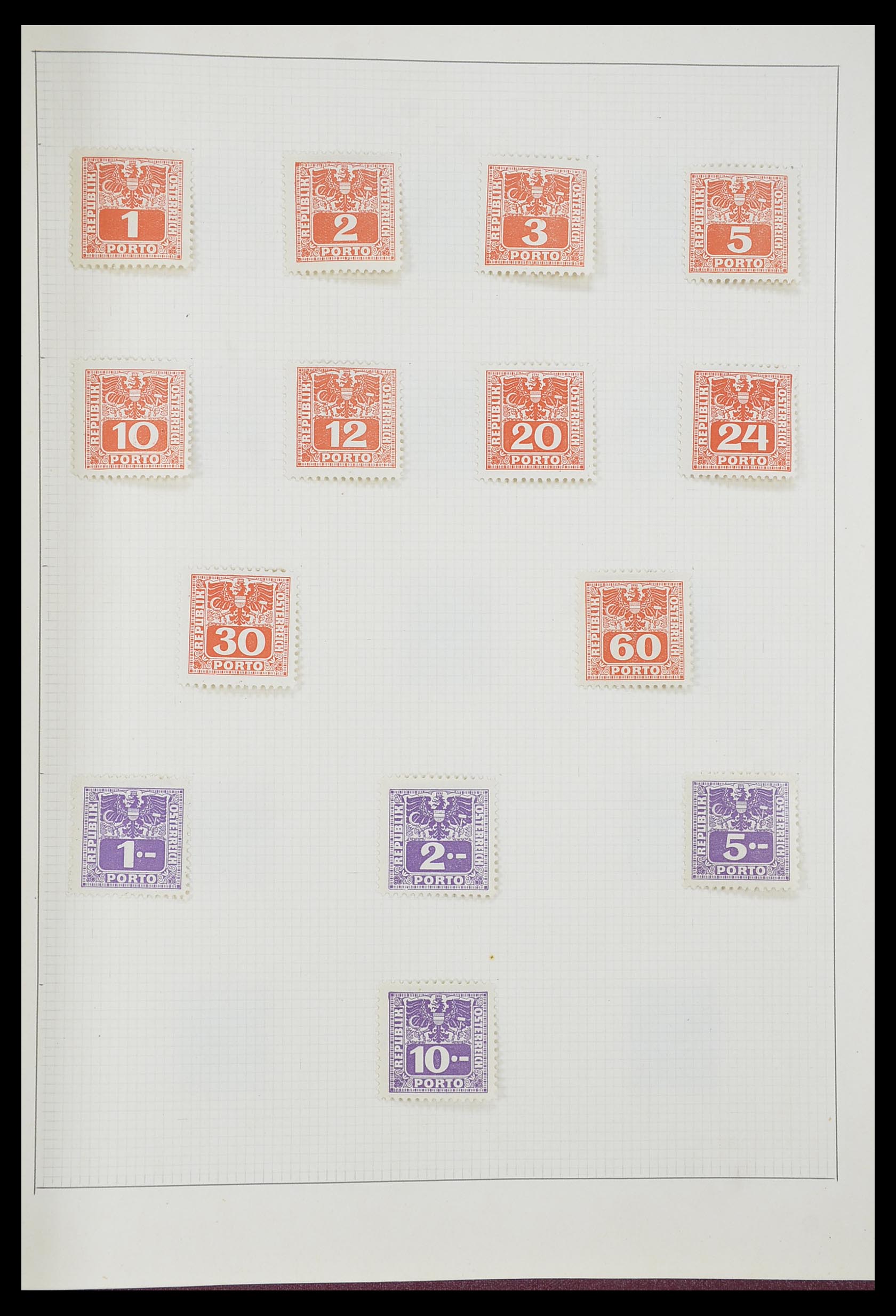 33406 201 - Postzegelverzameling 33406 Europese landen 1938-1955.