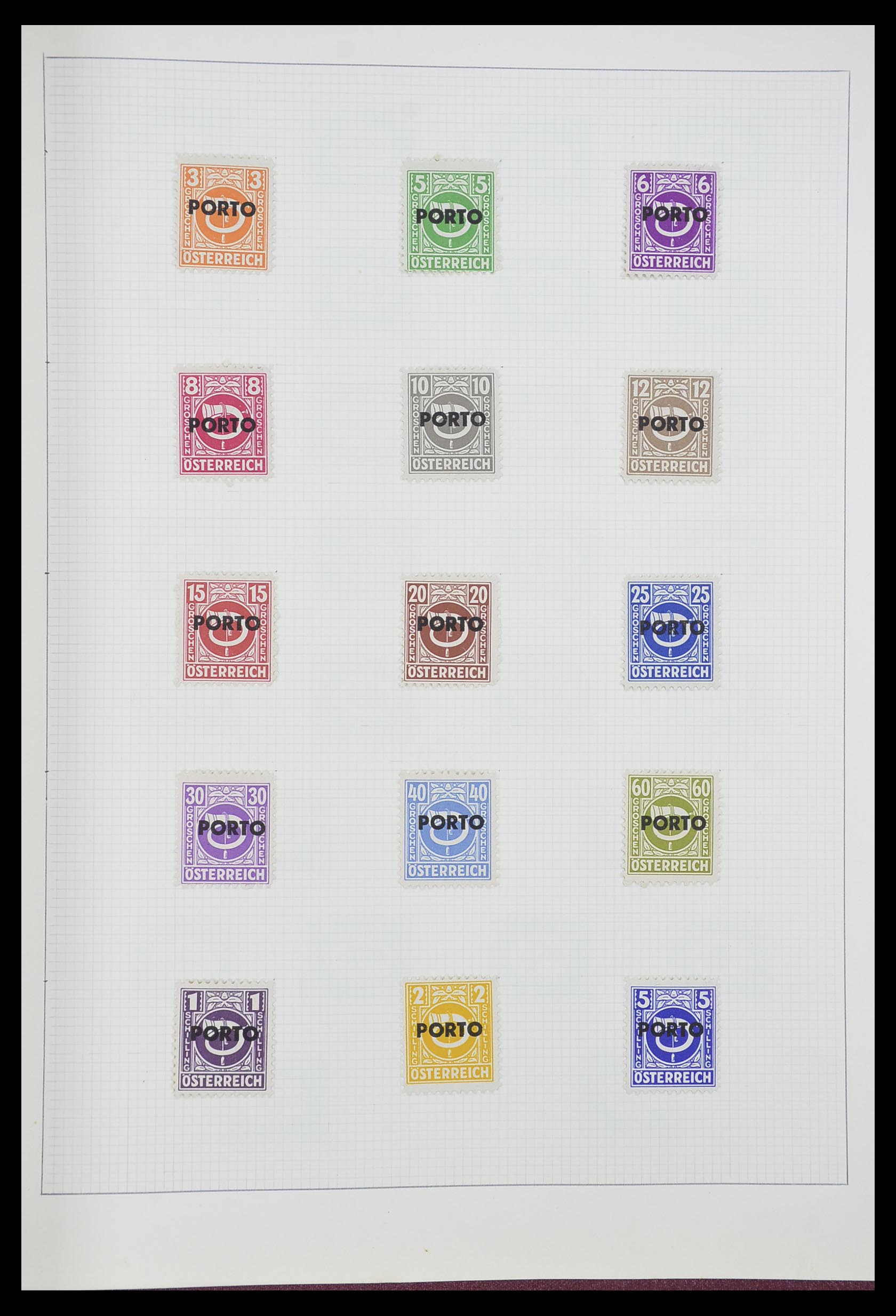 33406 202 - Postzegelverzameling 33406 Europese landen 1938-1955.