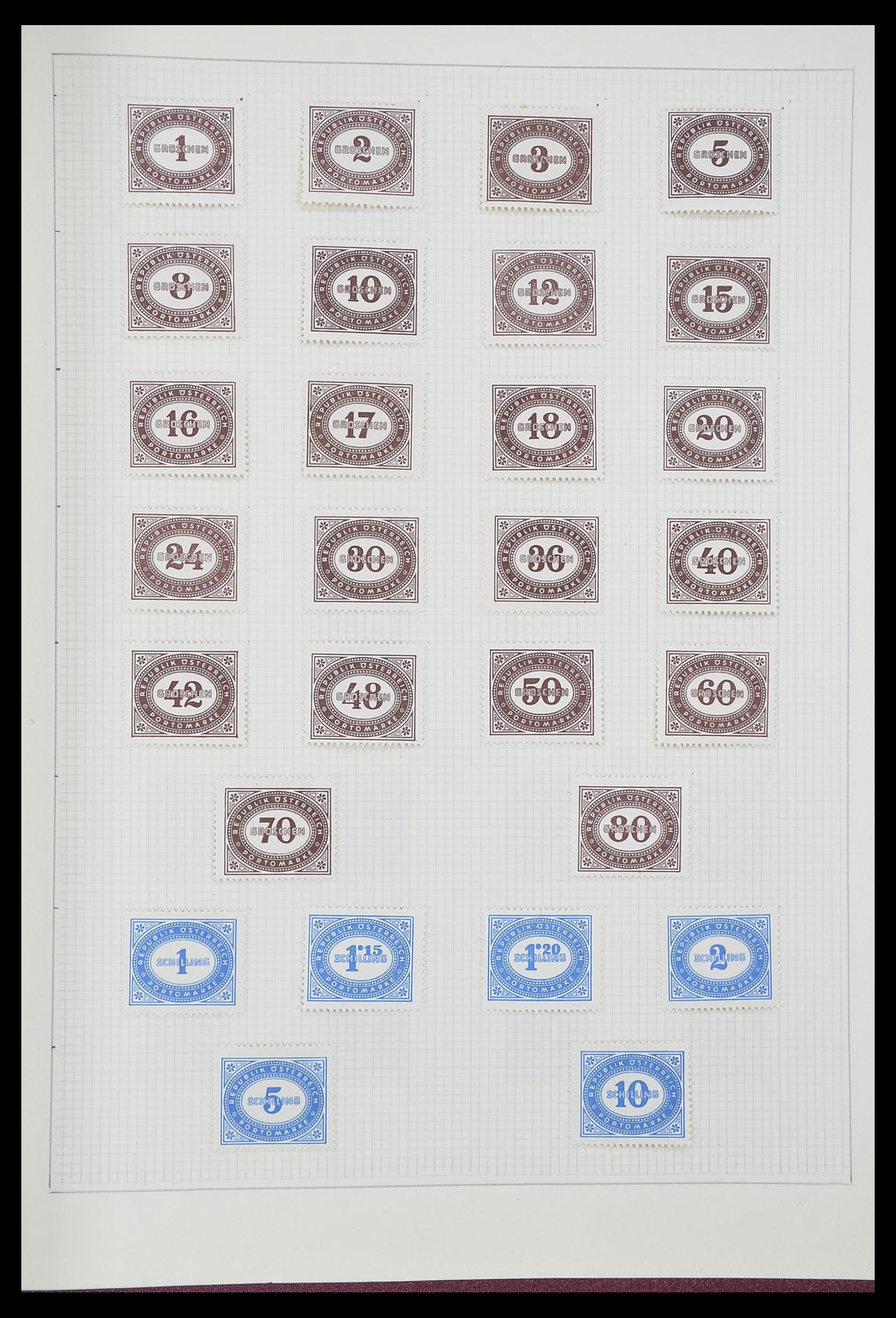 33406 203 - Postzegelverzameling 33406 Europese landen 1938-1955.