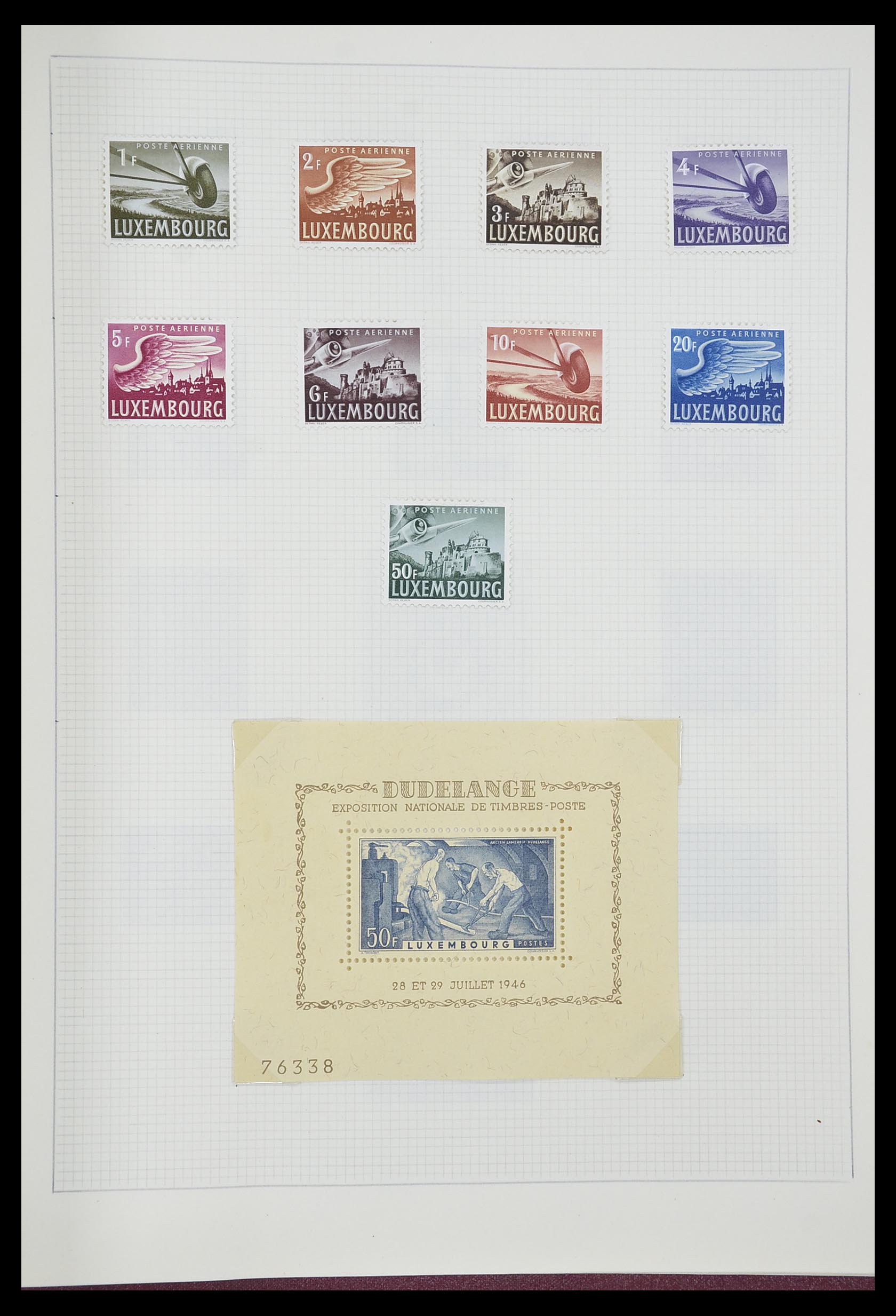 33406 208 - Postzegelverzameling 33406 Europese landen 1938-1955.