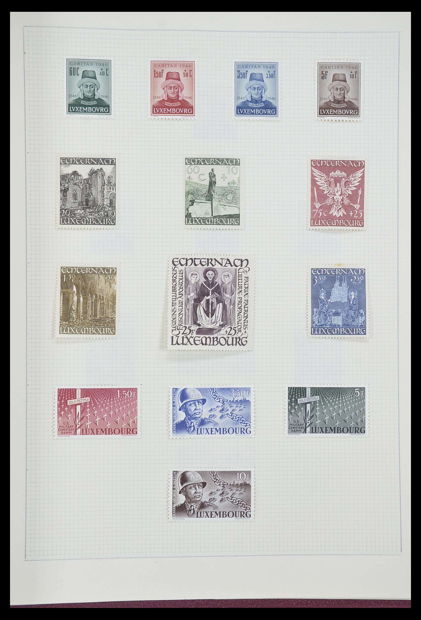 33406 209 - Postzegelverzameling 33406 Europese landen 1938-1955.