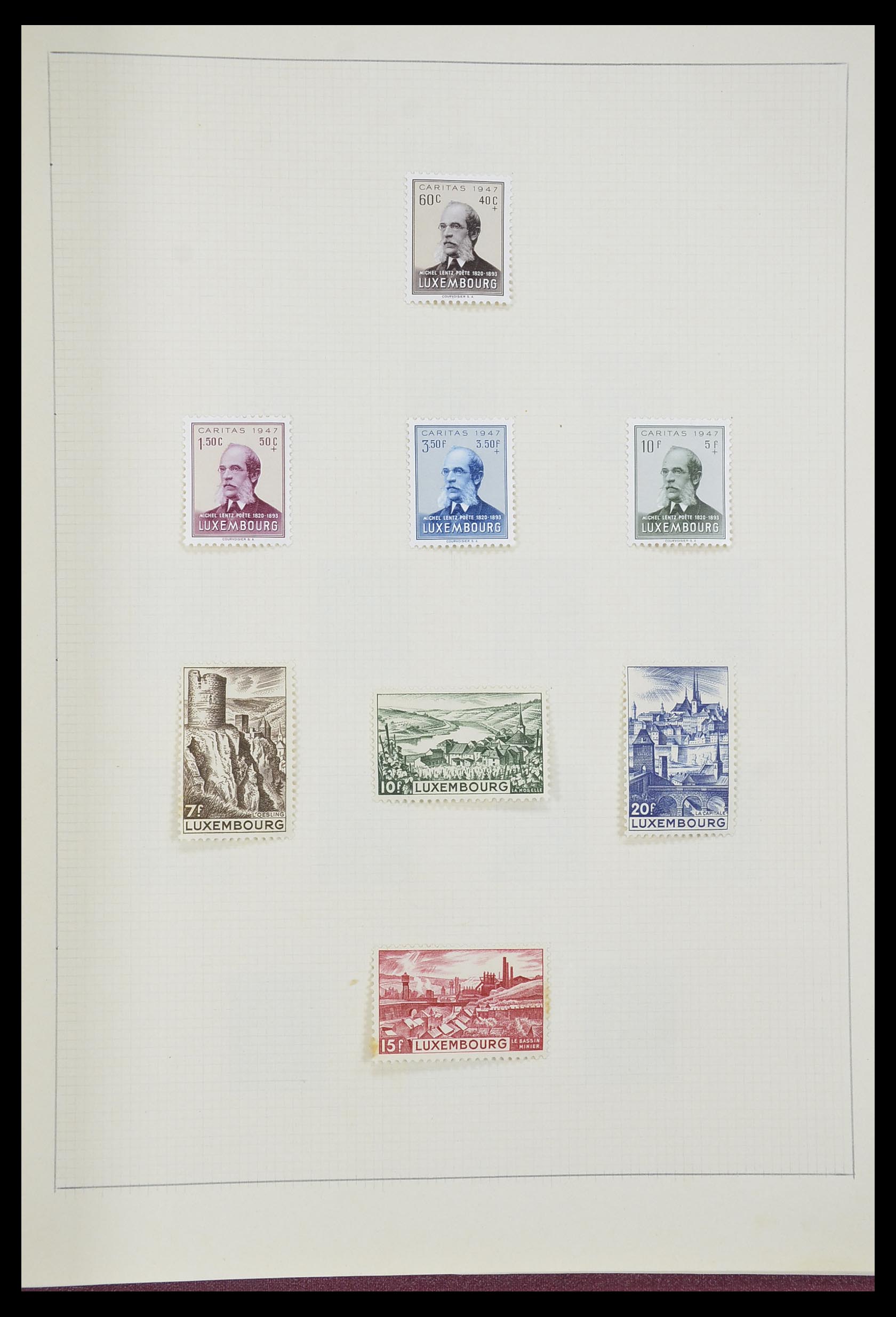 33406 210 - Postzegelverzameling 33406 Europese landen 1938-1955.
