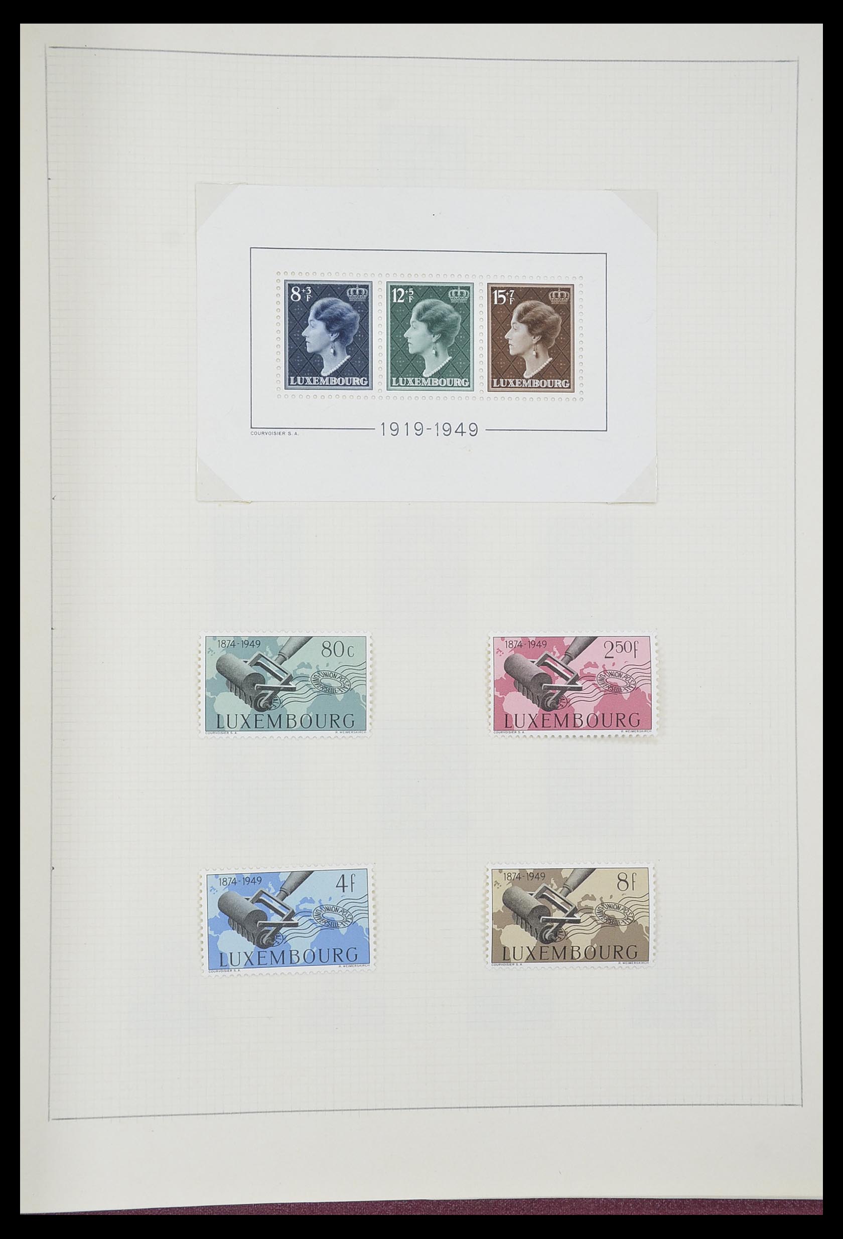 33406 212 - Postzegelverzameling 33406 Europese landen 1938-1955.