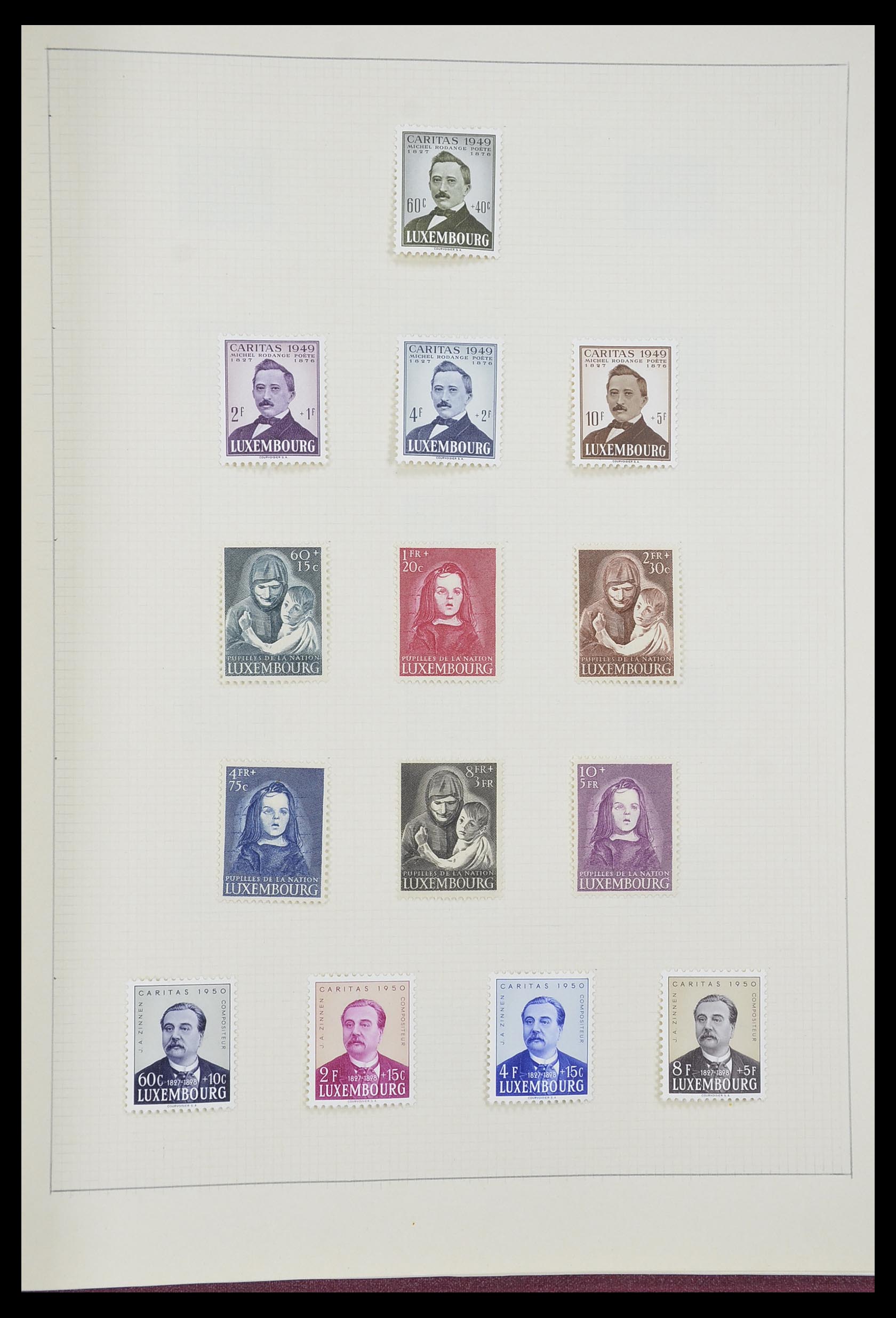 33406 213 - Postzegelverzameling 33406 Europese landen 1938-1955.