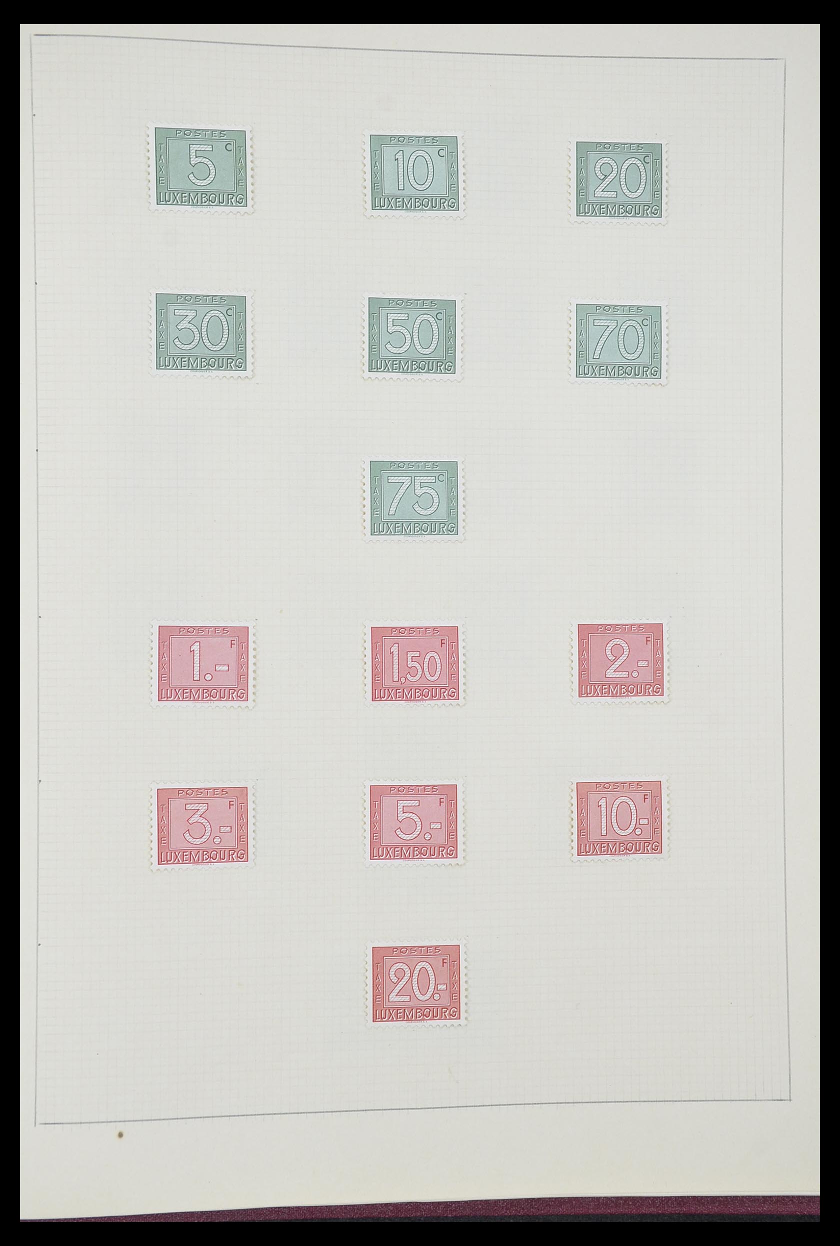 33406 214 - Postzegelverzameling 33406 Europese landen 1938-1955.