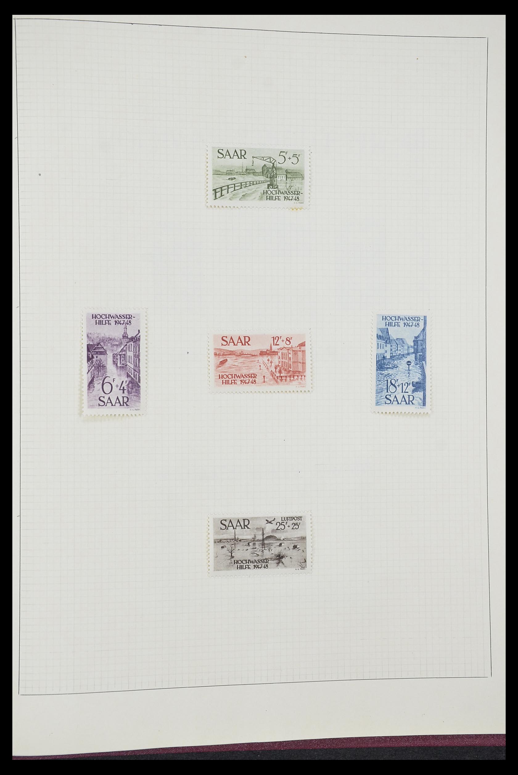 33406 218 - Postzegelverzameling 33406 Europese landen 1938-1955.