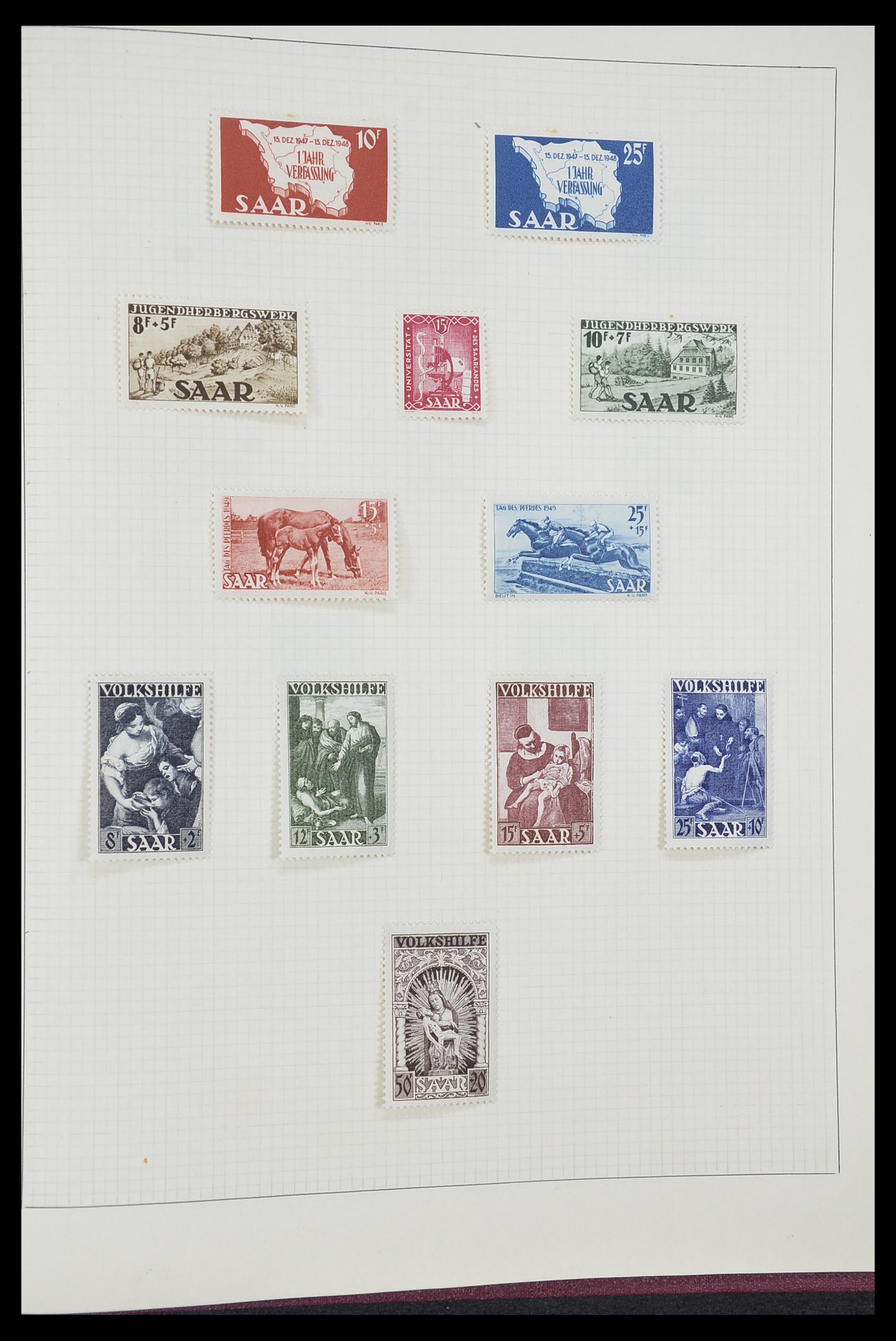 33406 220 - Postzegelverzameling 33406 Europese landen 1938-1955.