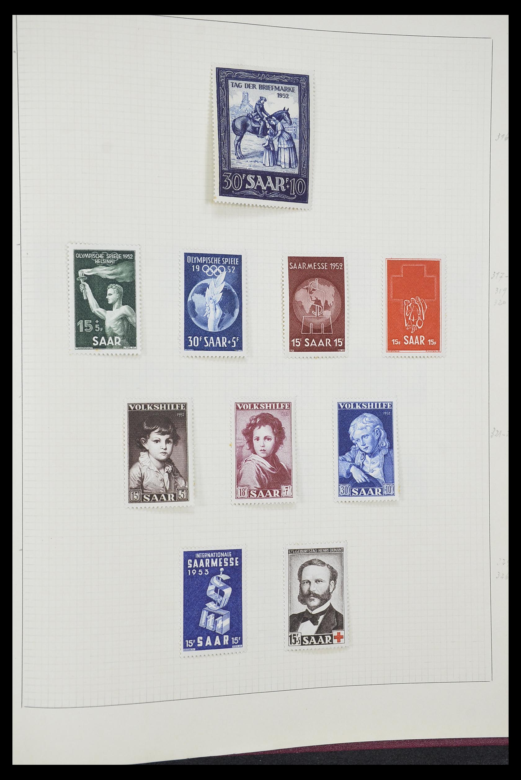 33406 225 - Postzegelverzameling 33406 Europese landen 1938-1955.