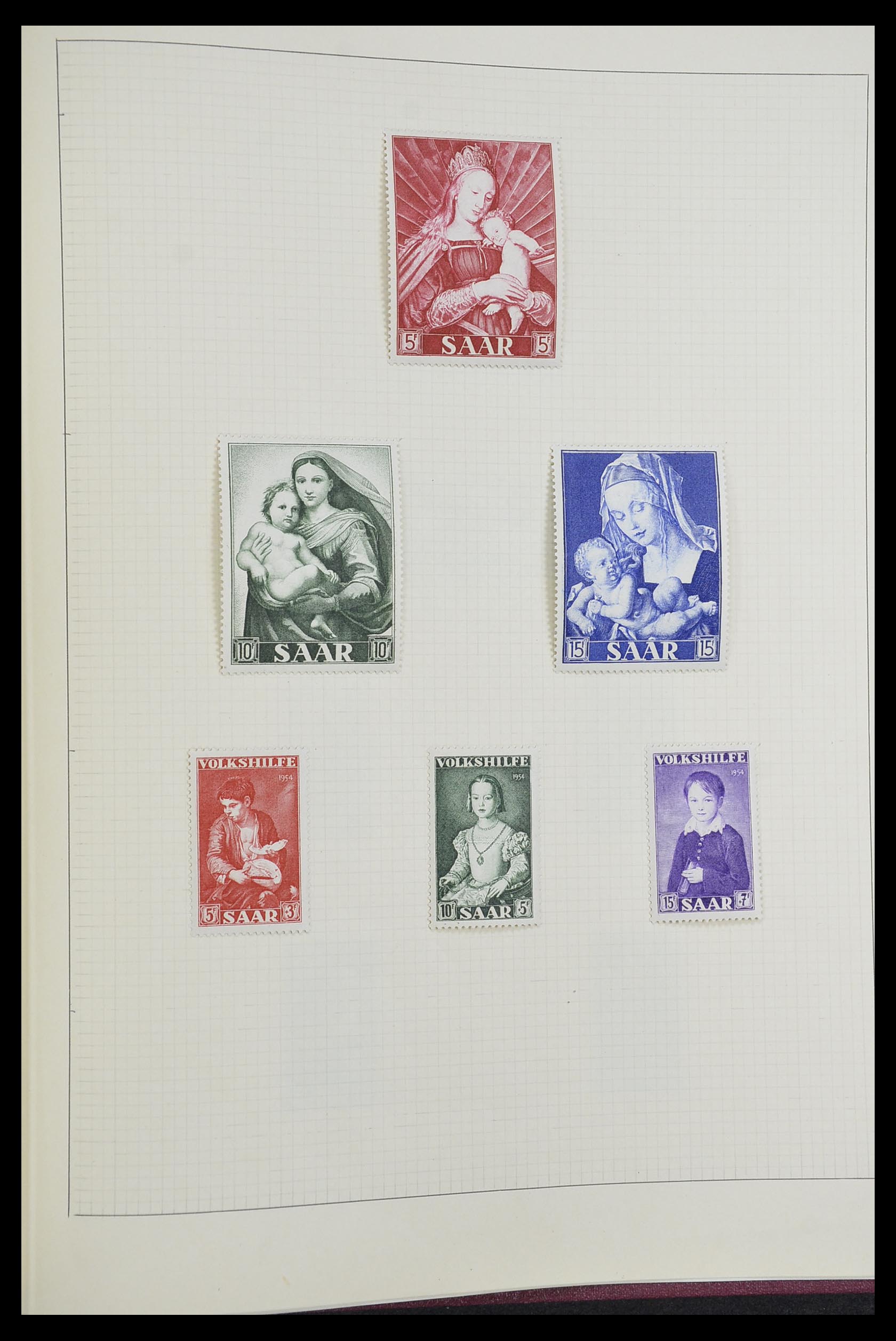 33406 228 - Postzegelverzameling 33406 Europese landen 1938-1955.