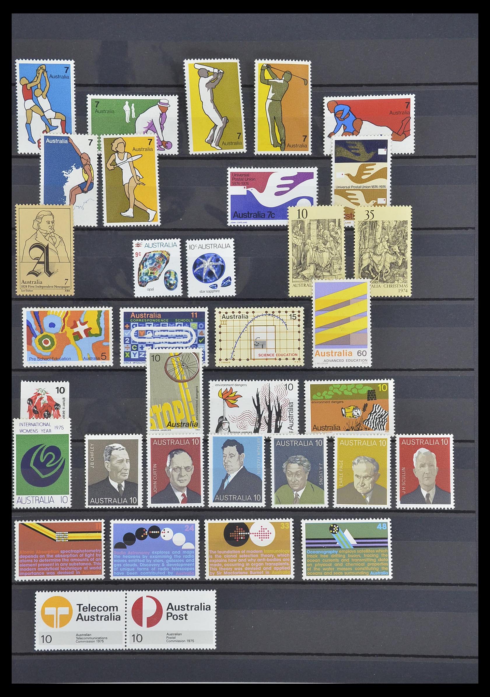 33408 007 - Stamp collection 33408 Australia 1966-1991.