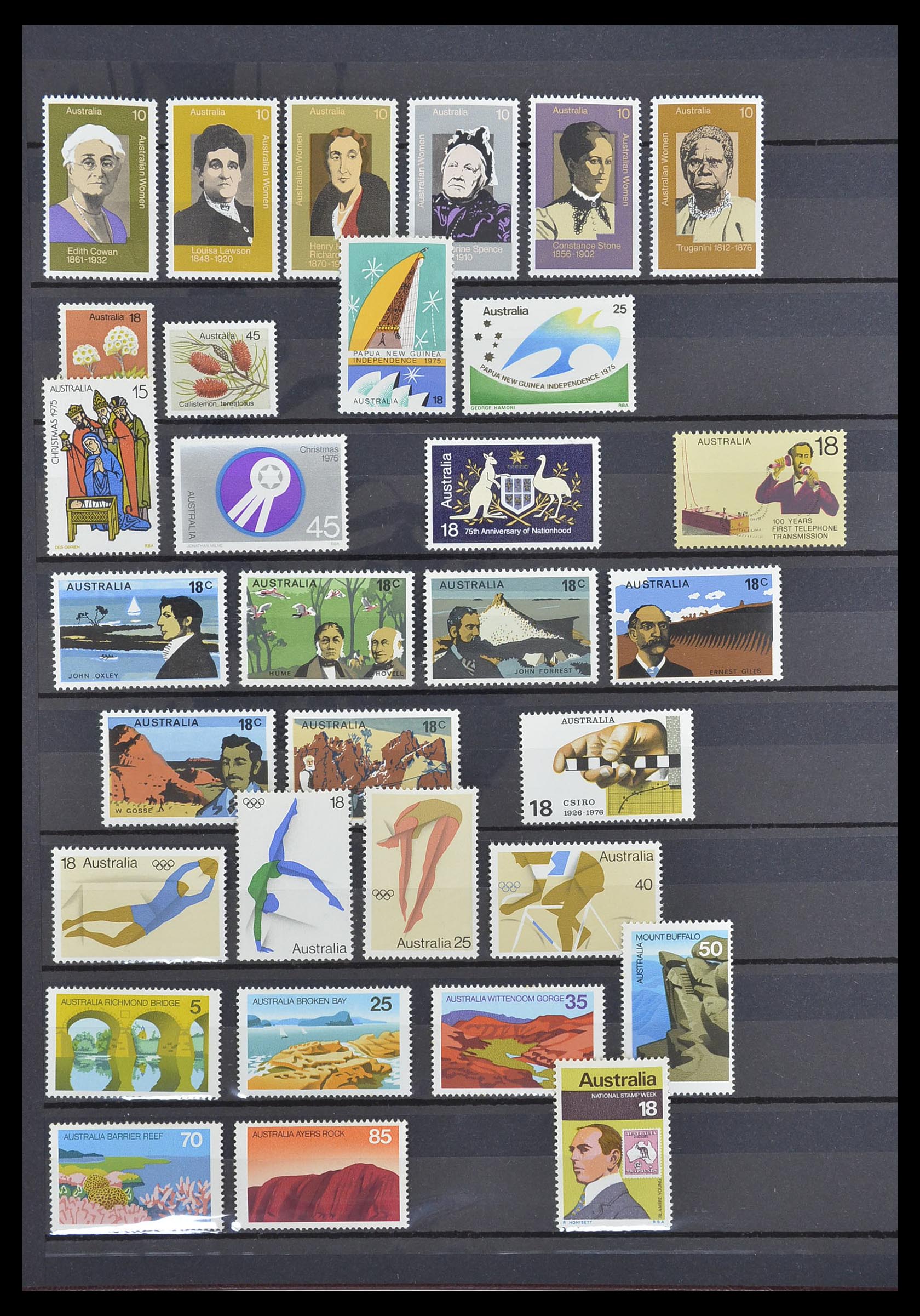 33408 008 - Postzegelverzameling 33408 Australië 1966-1991.