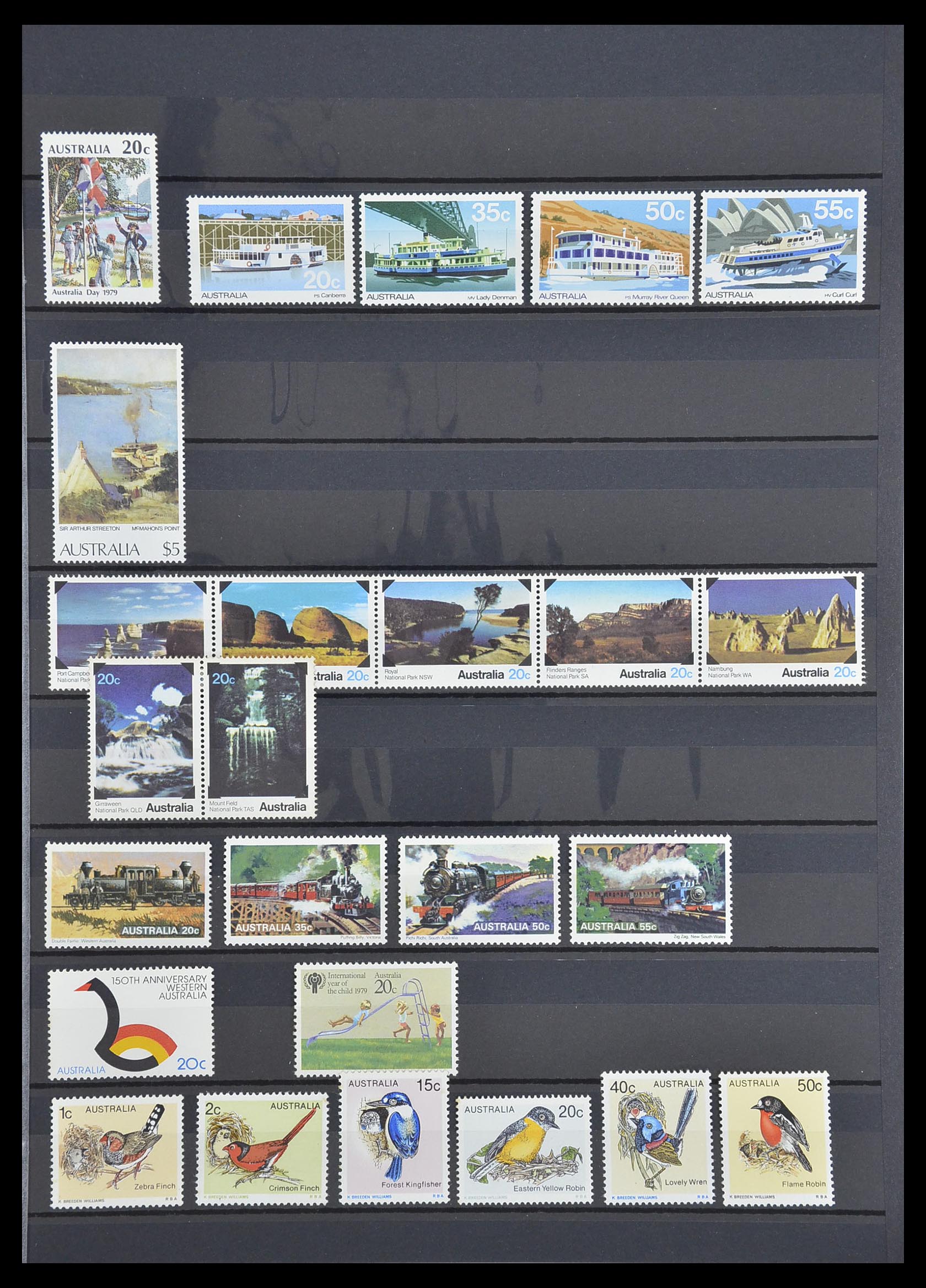 33408 011 - Postzegelverzameling 33408 Australië 1966-1991.