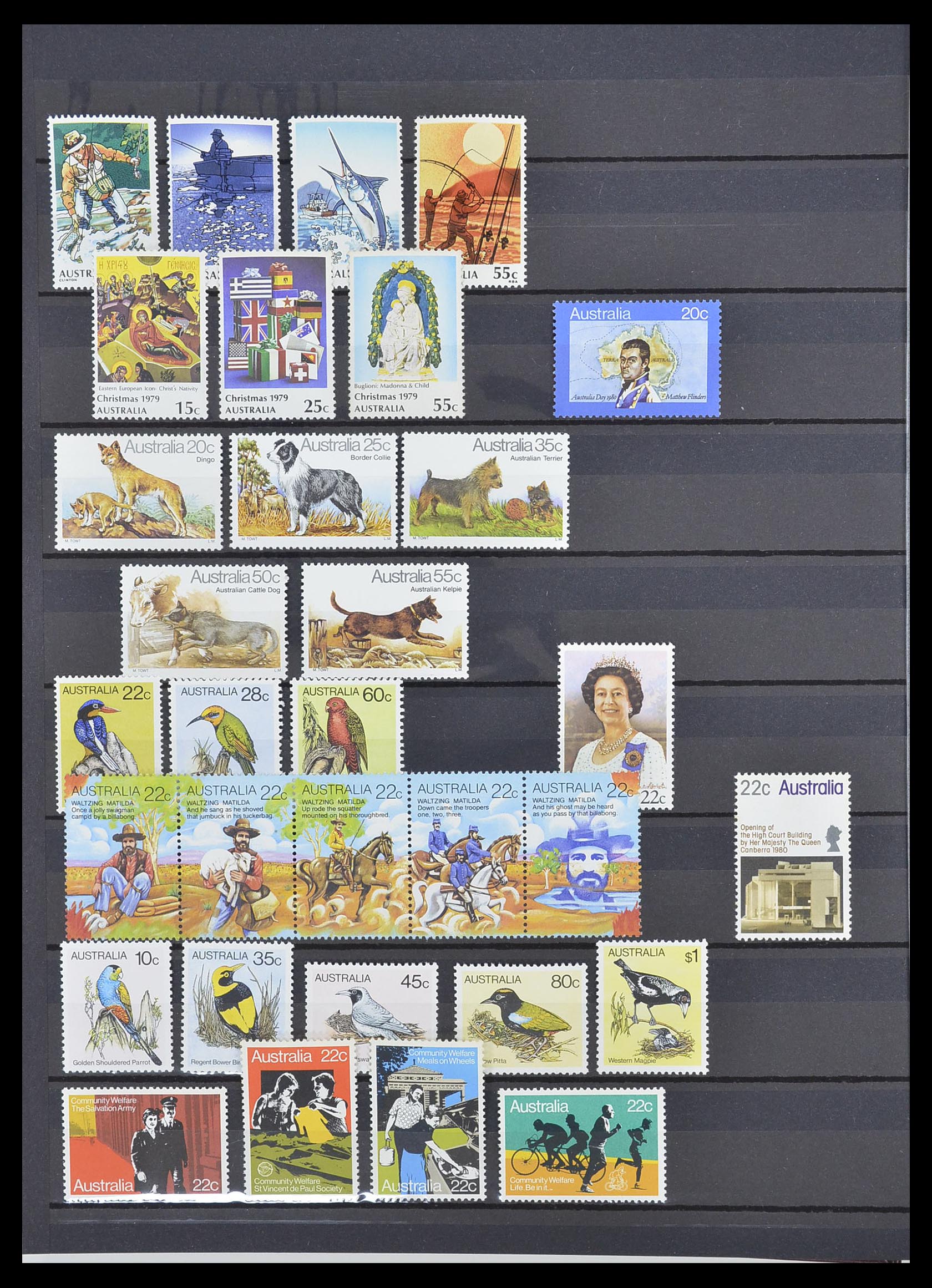 33408 012 - Postzegelverzameling 33408 Australië 1966-1991.