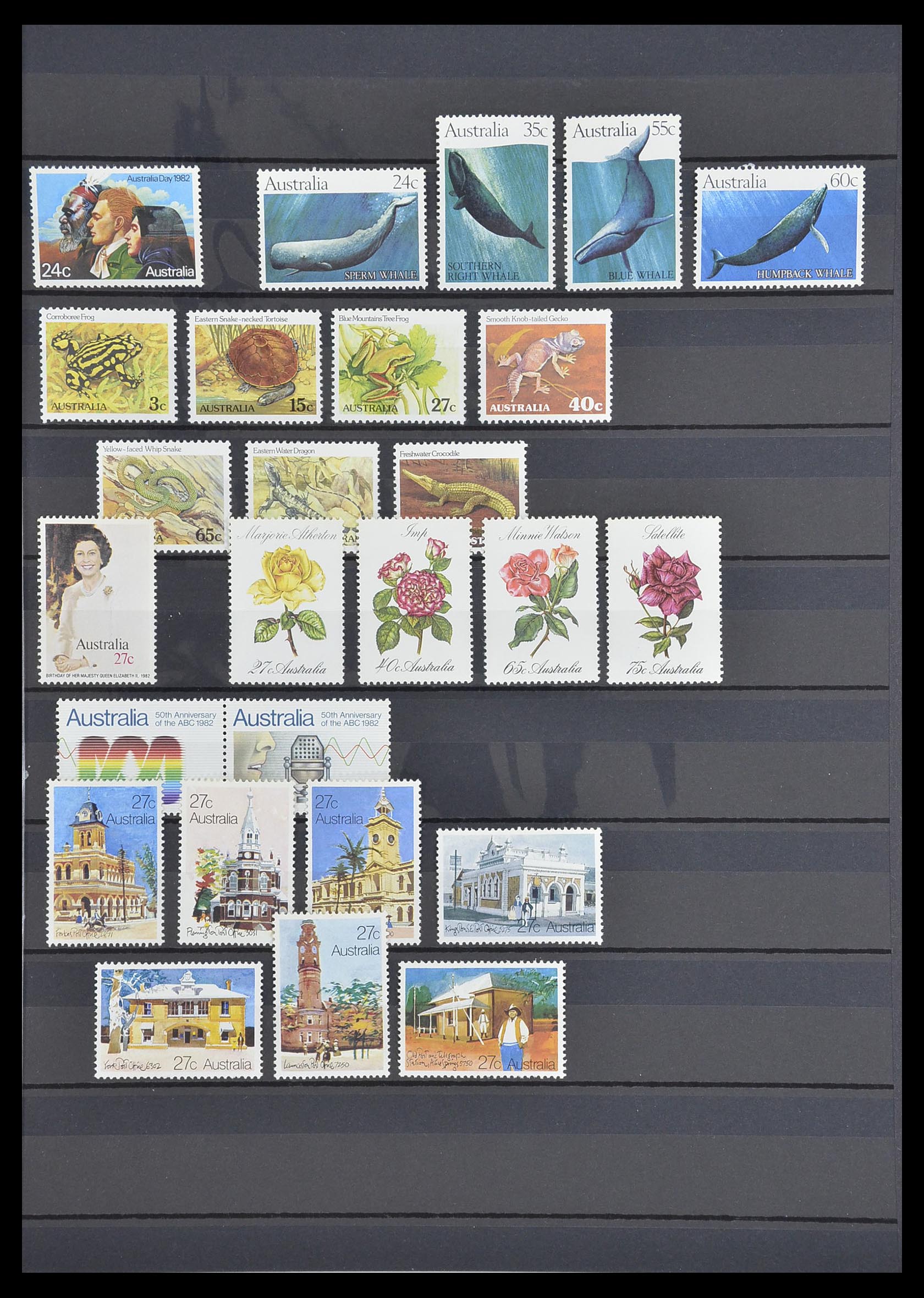 33408 015 - Postzegelverzameling 33408 Australië 1966-1991.