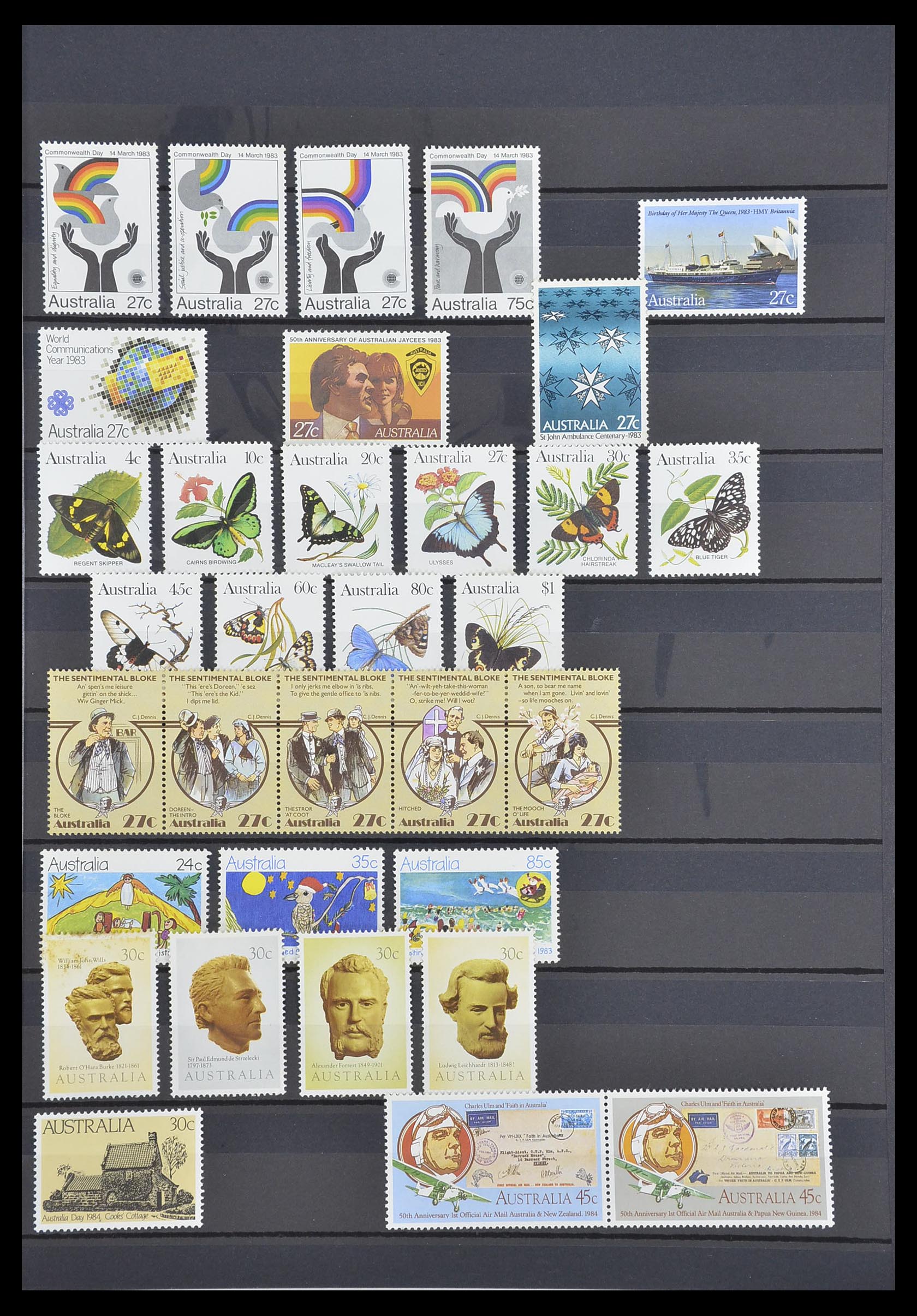 33408 017 - Postzegelverzameling 33408 Australië 1966-1991.