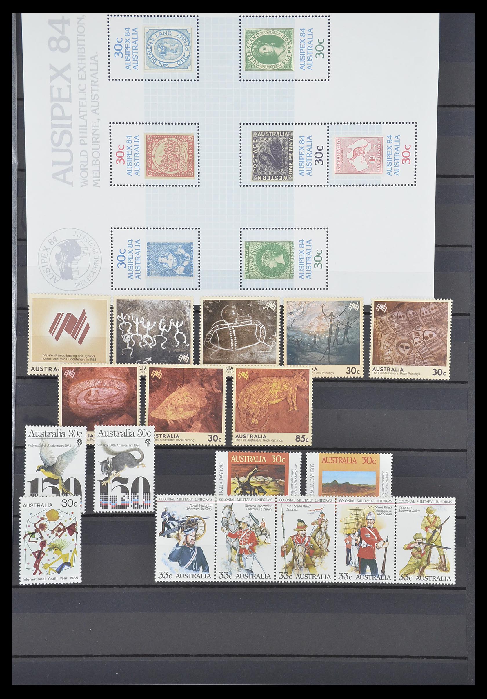 33408 019 - Postzegelverzameling 33408 Australië 1966-1991.