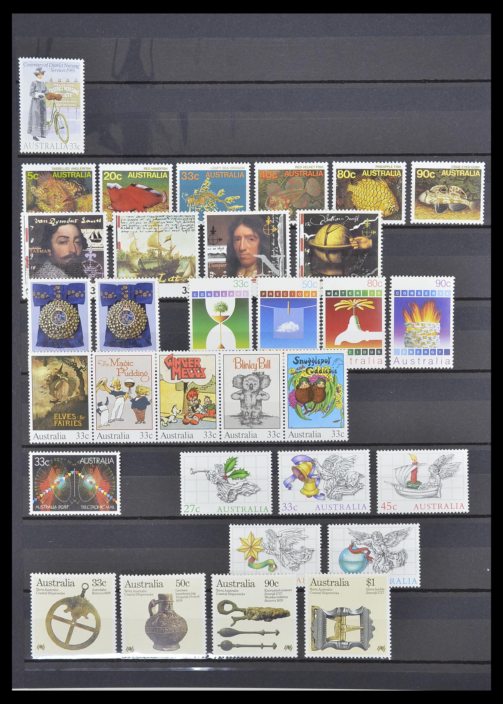 33408 020 - Postzegelverzameling 33408 Australië 1966-1991.