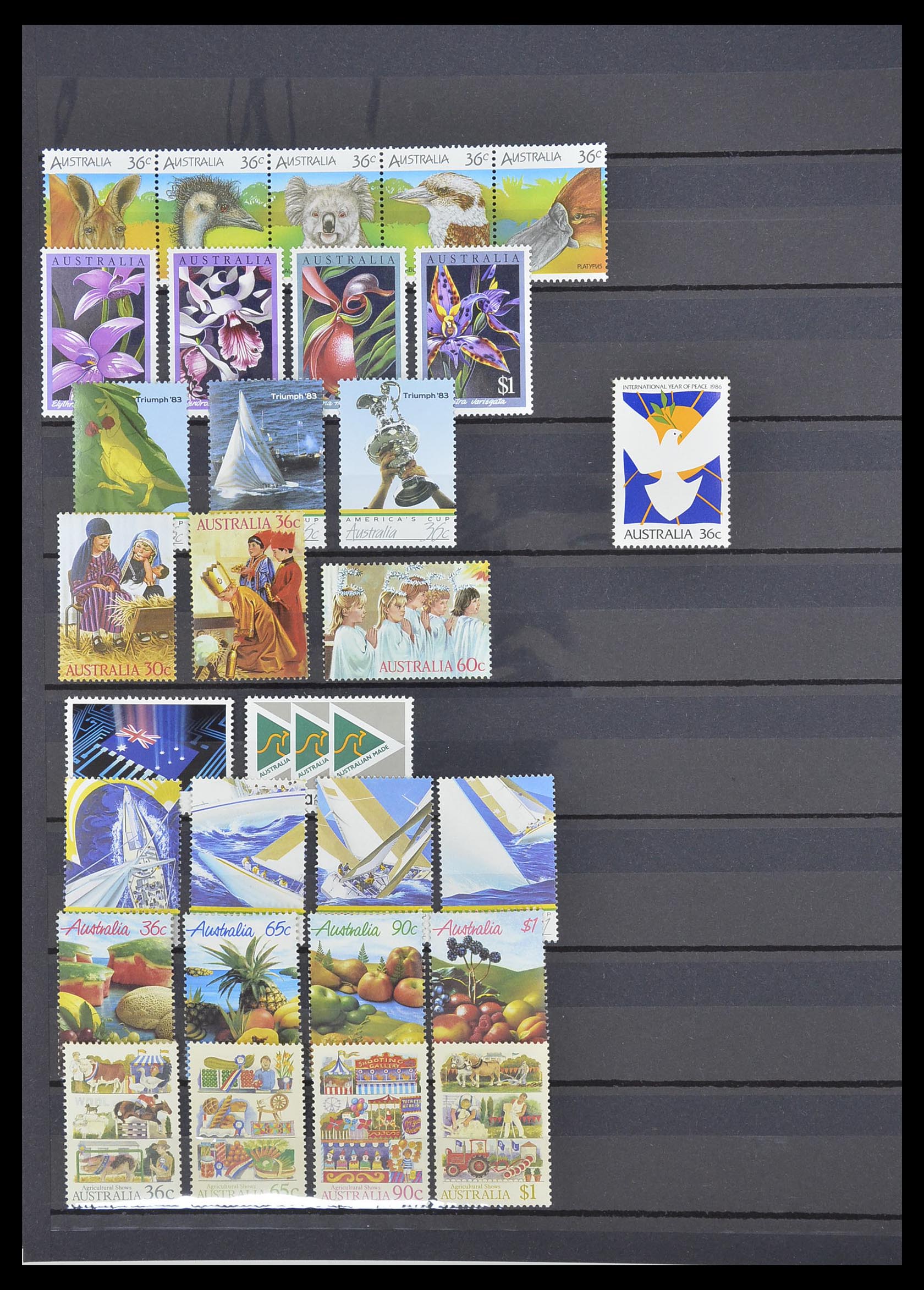 33408 022 - Postzegelverzameling 33408 Australië 1966-1991.