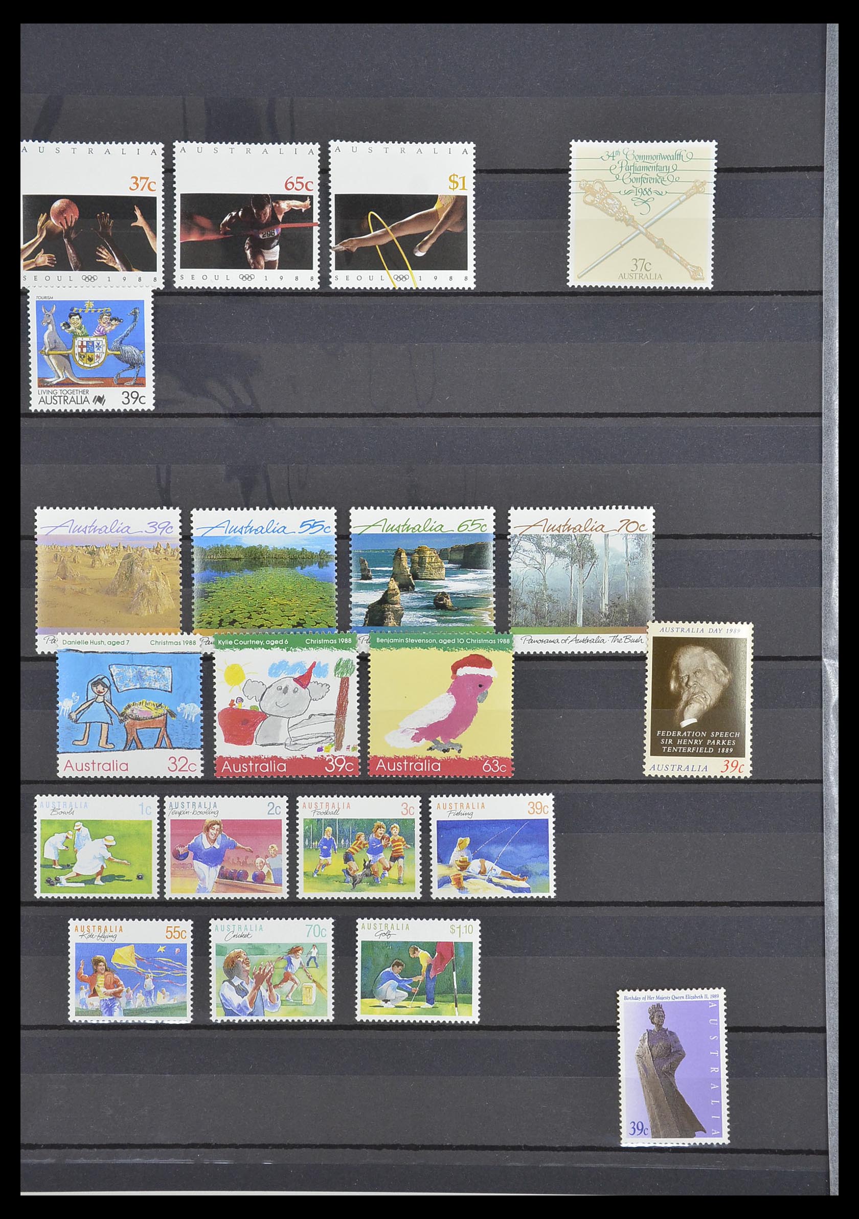 33408 026 - Postzegelverzameling 33408 Australië 1966-1991.