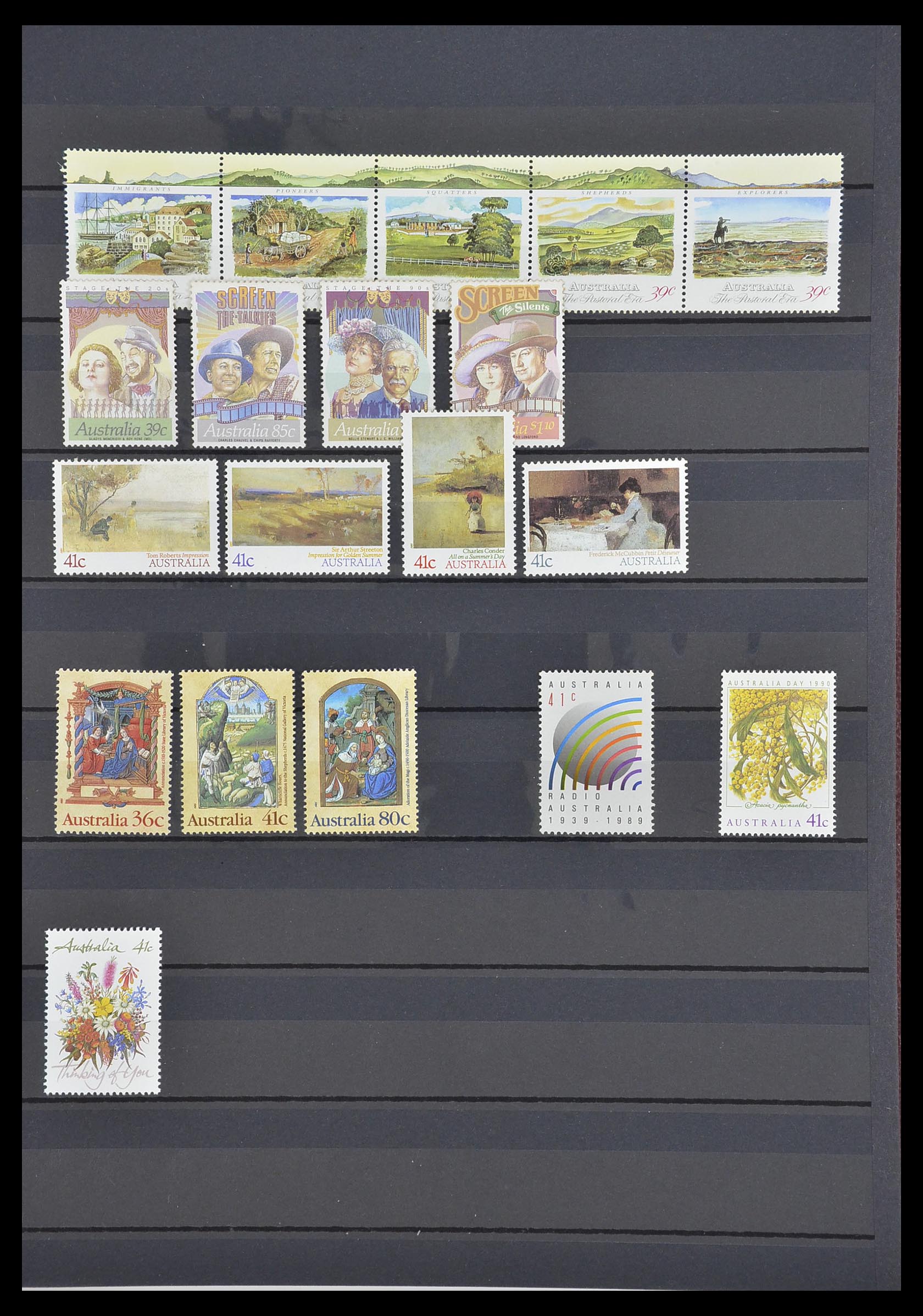 33408 027 - Postzegelverzameling 33408 Australië 1966-1991.