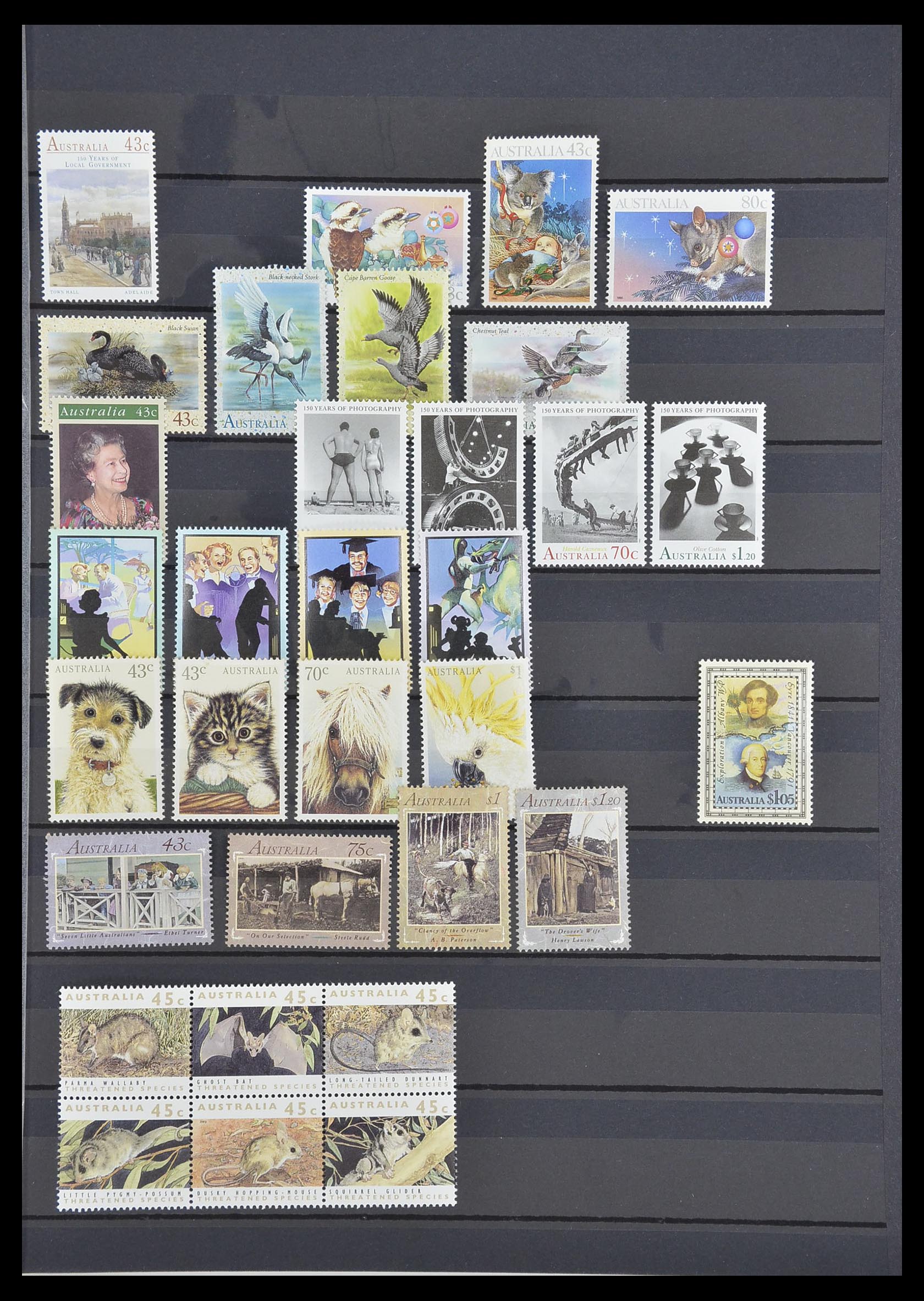 33408 029 - Postzegelverzameling 33408 Australië 1966-1991.