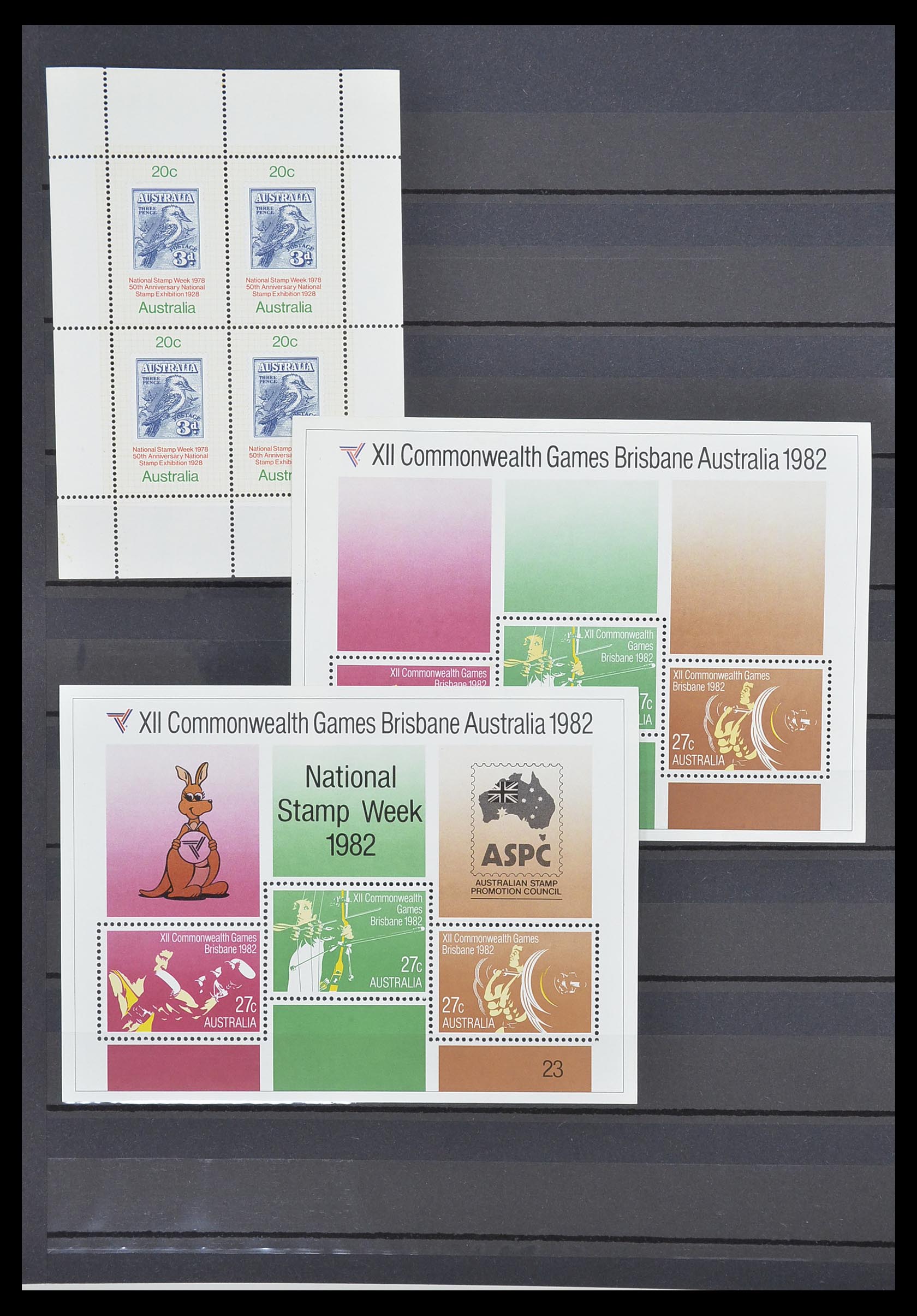 33408 030 - Postzegelverzameling 33408 Australië 1966-1991.