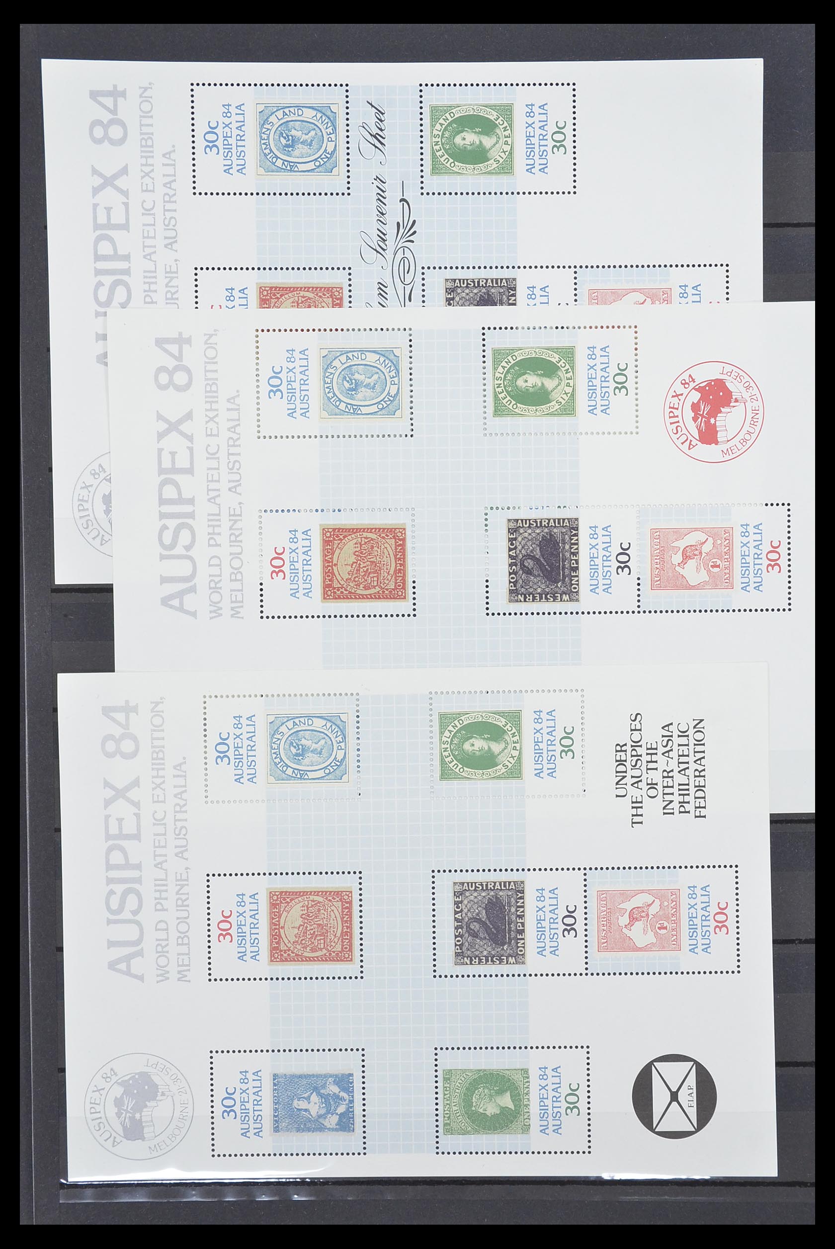 33408 032 - Postzegelverzameling 33408 Australië 1966-1991.