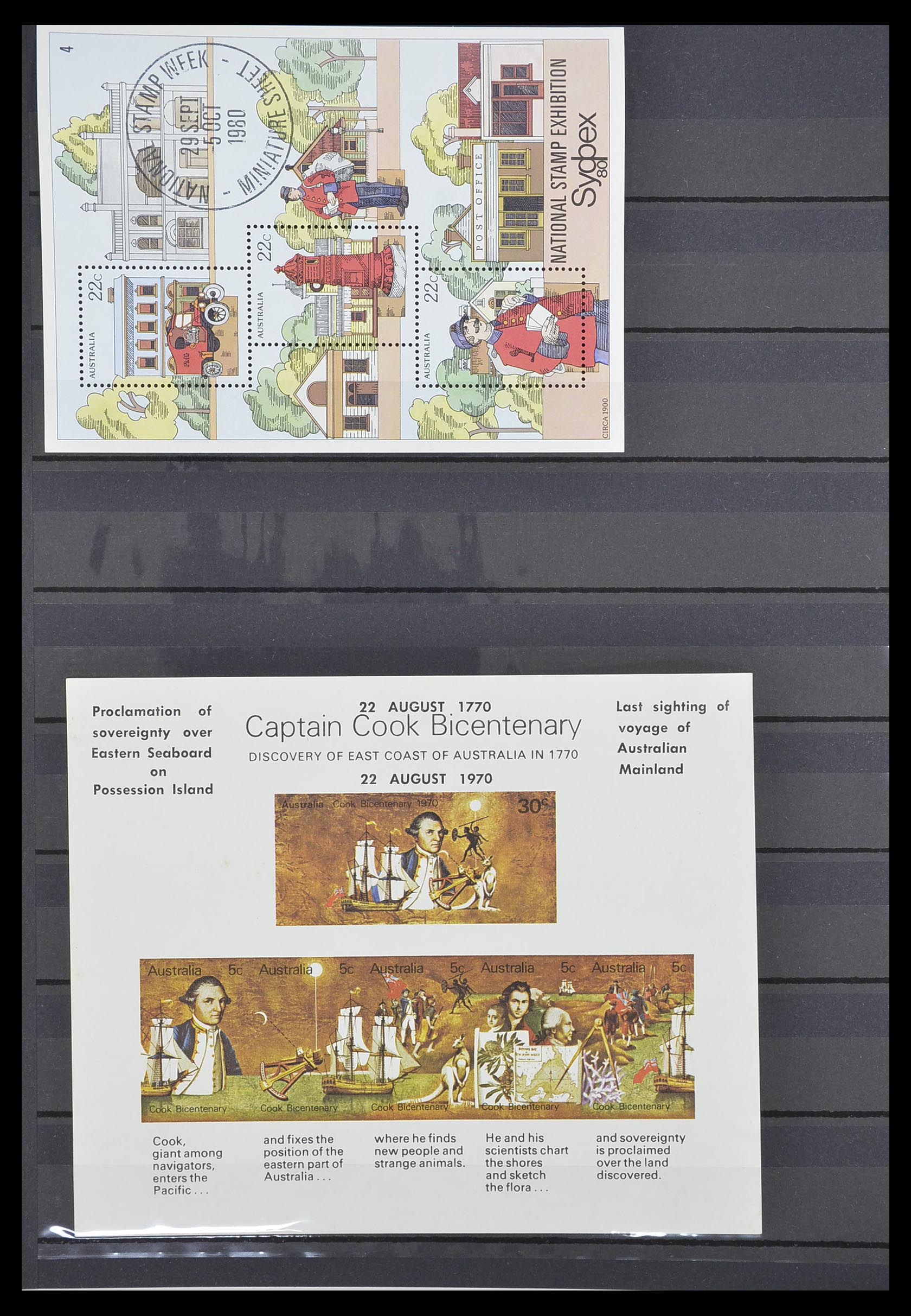 33408 034 - Postzegelverzameling 33408 Australië 1966-1991.