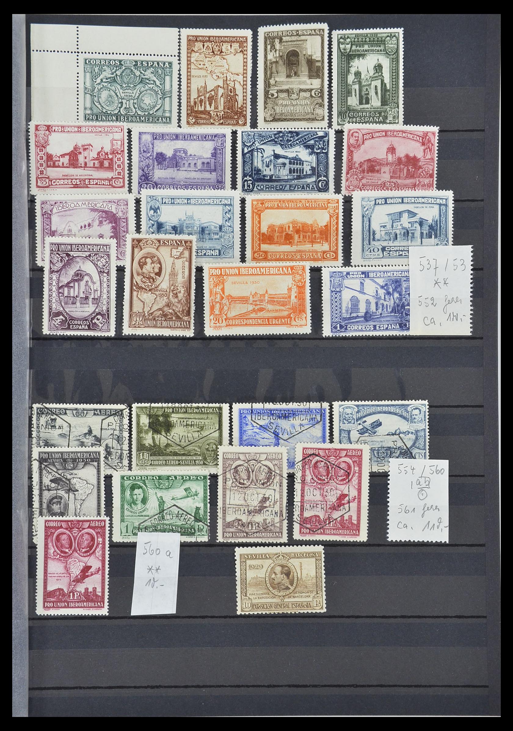 33409 001 - Postzegelverzameling 33409 Europese landen 1852-1940.