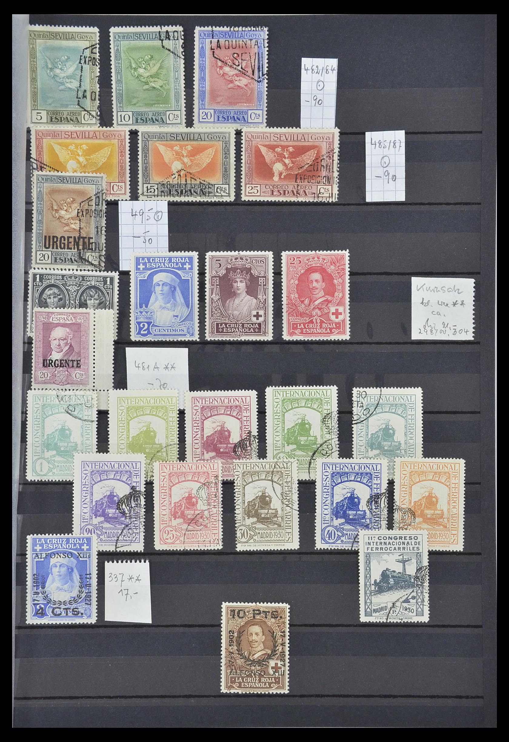 33409 003 - Postzegelverzameling 33409 Europese landen 1852-1940.
