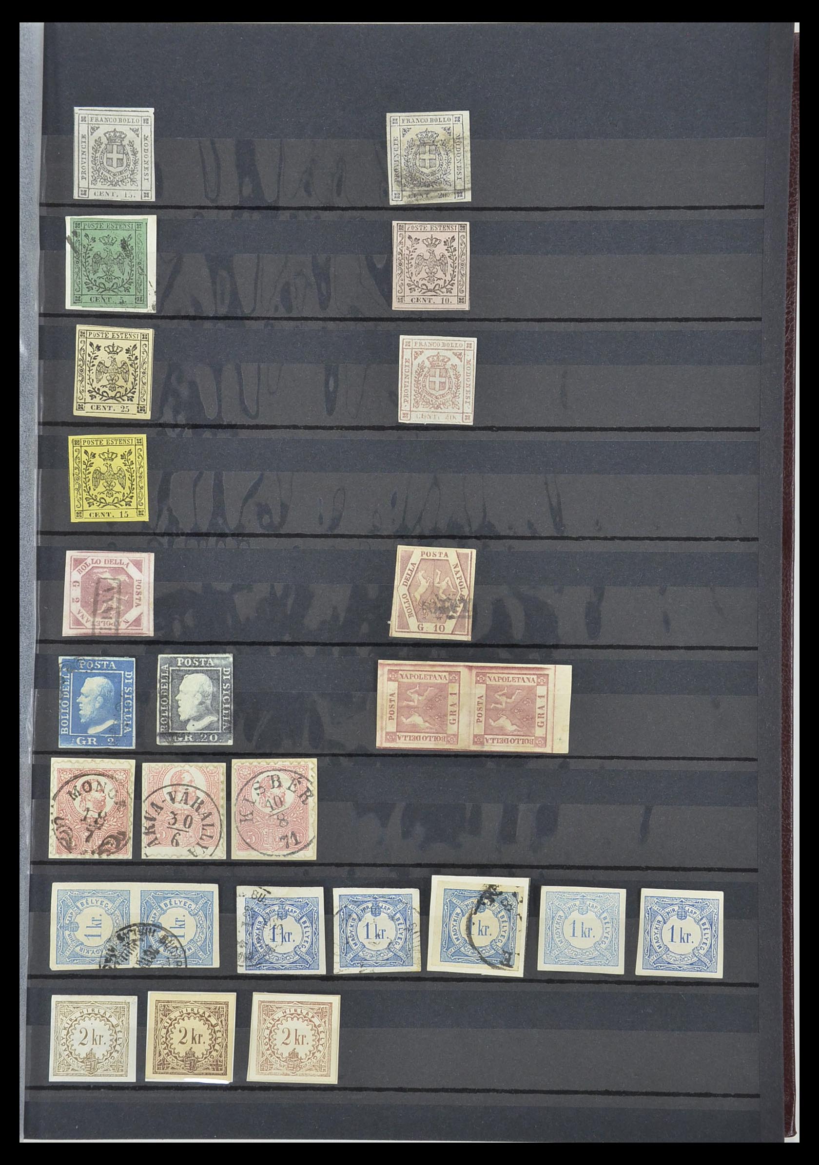 33409 021 - Postzegelverzameling 33409 Europese landen 1852-1940.