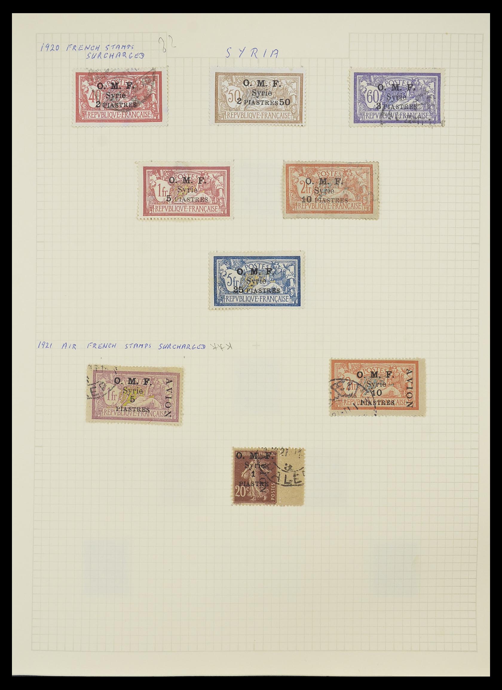 33410 007 - Postzegelverzameling 33410 Syrië 1919-1969.