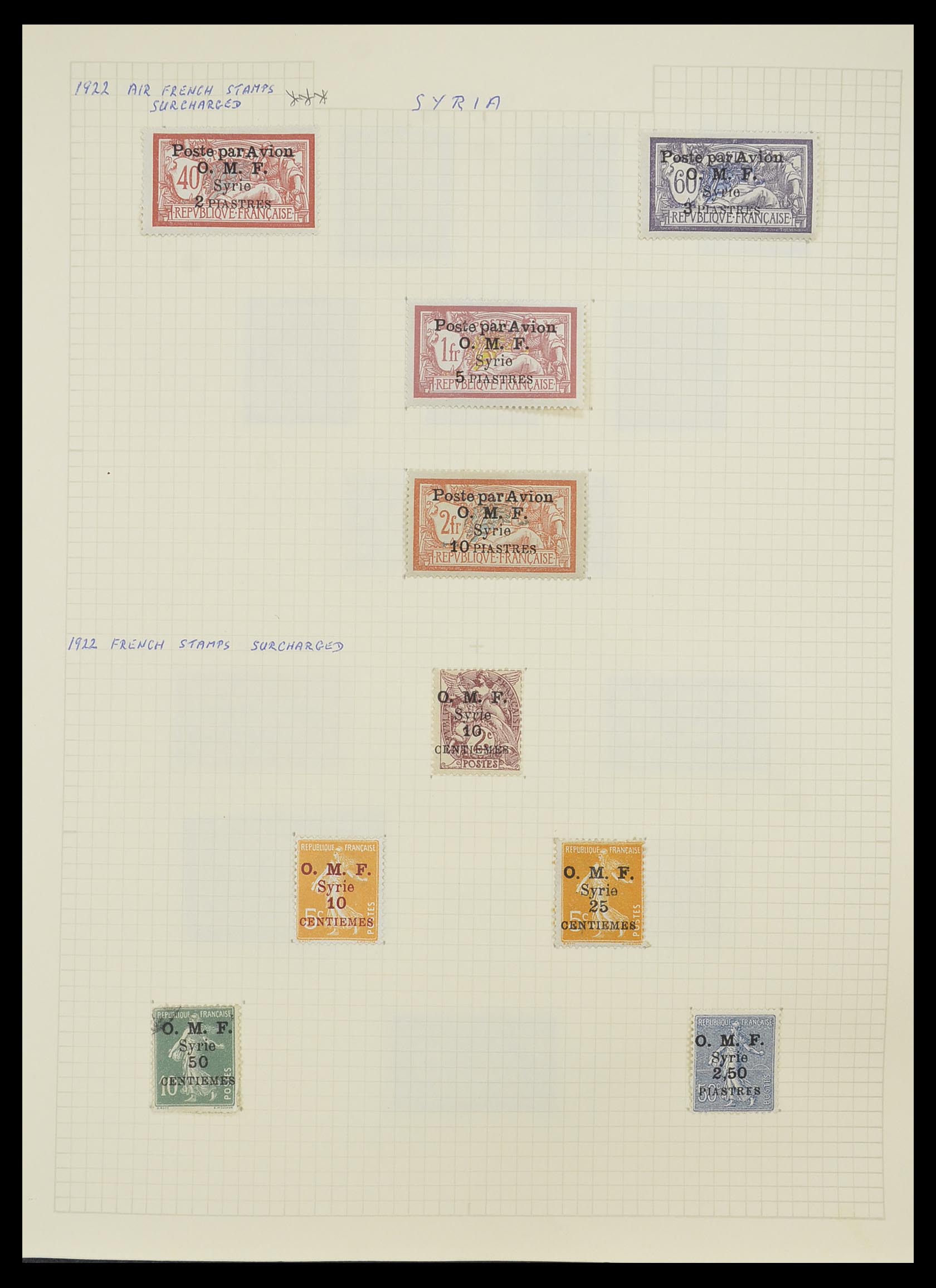 33410 008 - Postzegelverzameling 33410 Syrië 1919-1969.
