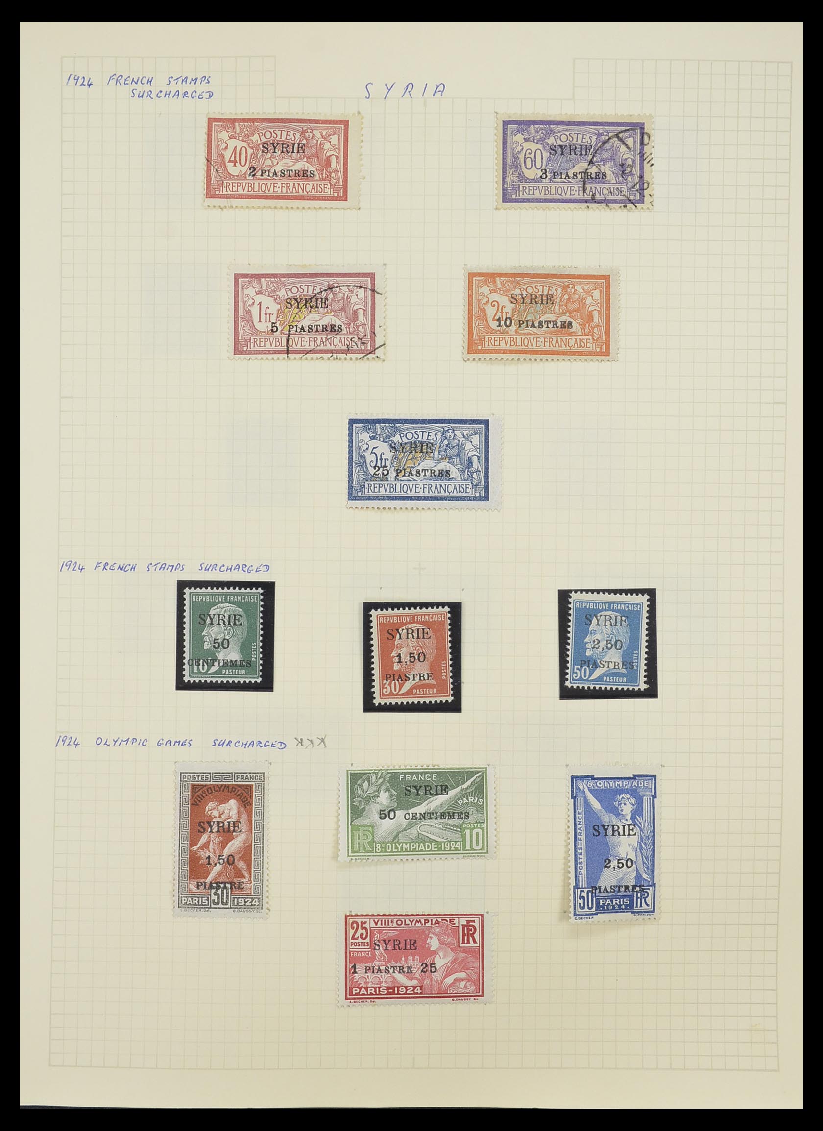 33410 011 - Postzegelverzameling 33410 Syrië 1919-1969.