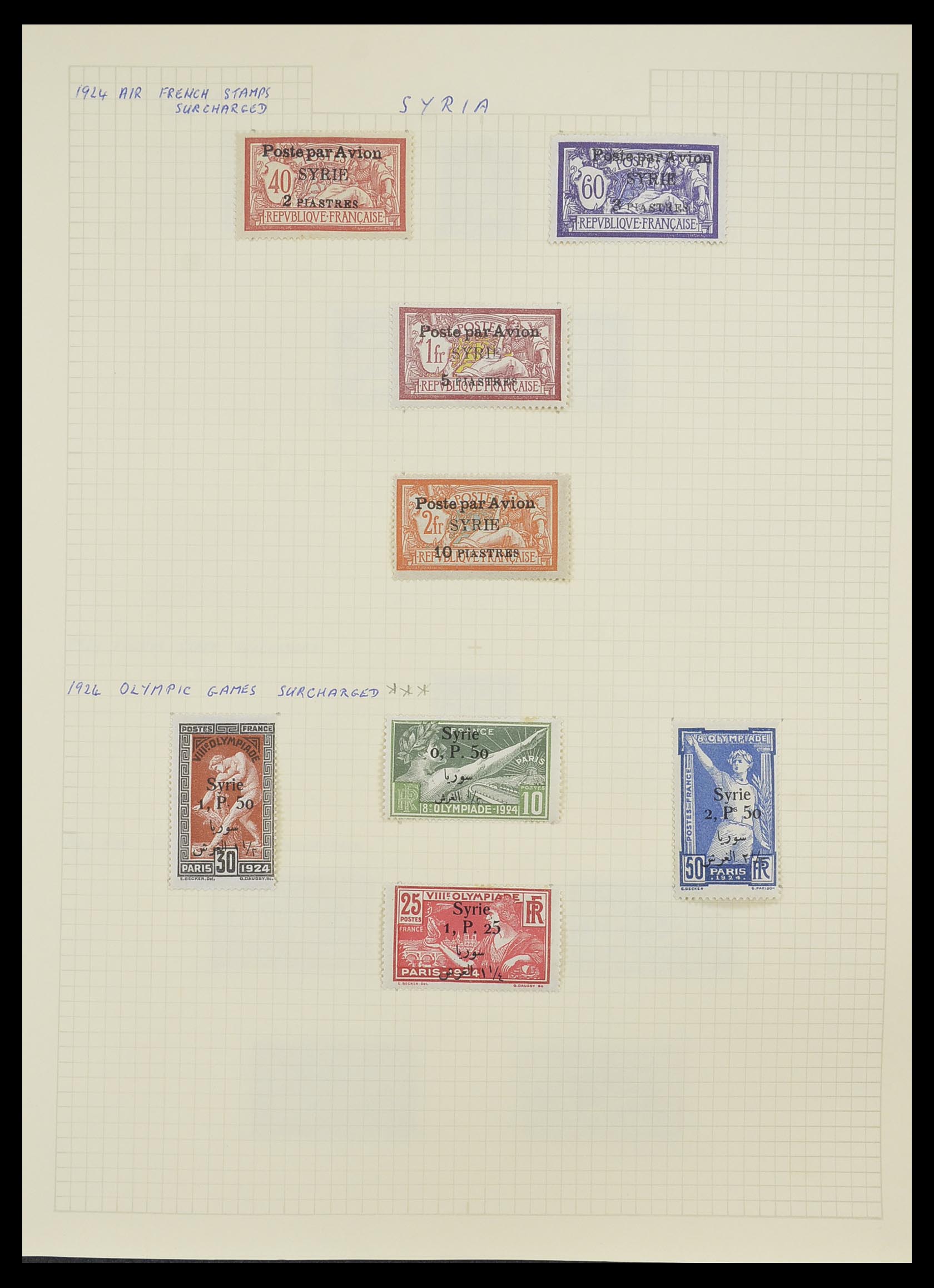 33410 013 - Postzegelverzameling 33410 Syrië 1919-1969.