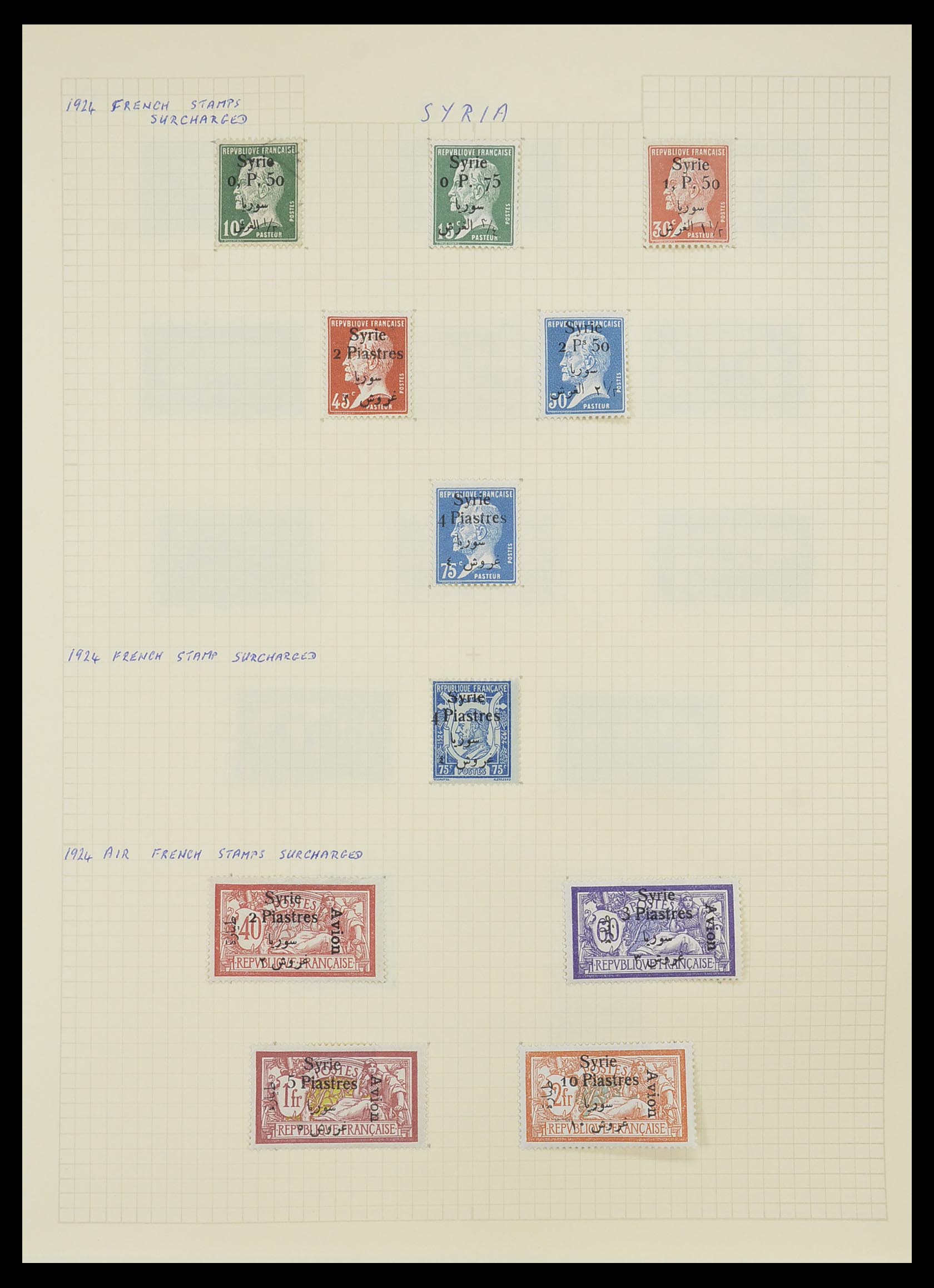 33410 014 - Postzegelverzameling 33410 Syrië 1919-1969.