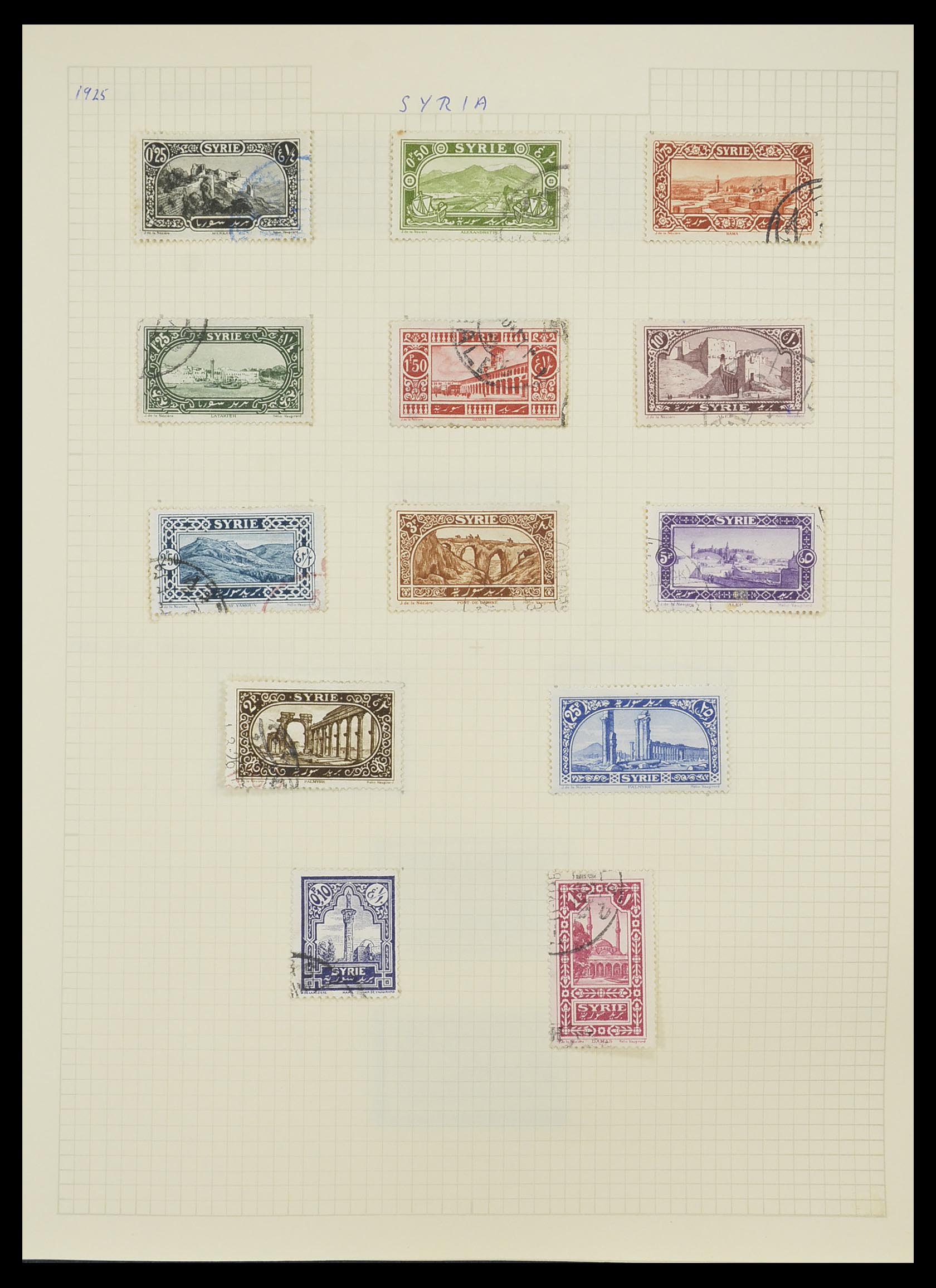 33410 015 - Postzegelverzameling 33410 Syrië 1919-1969.