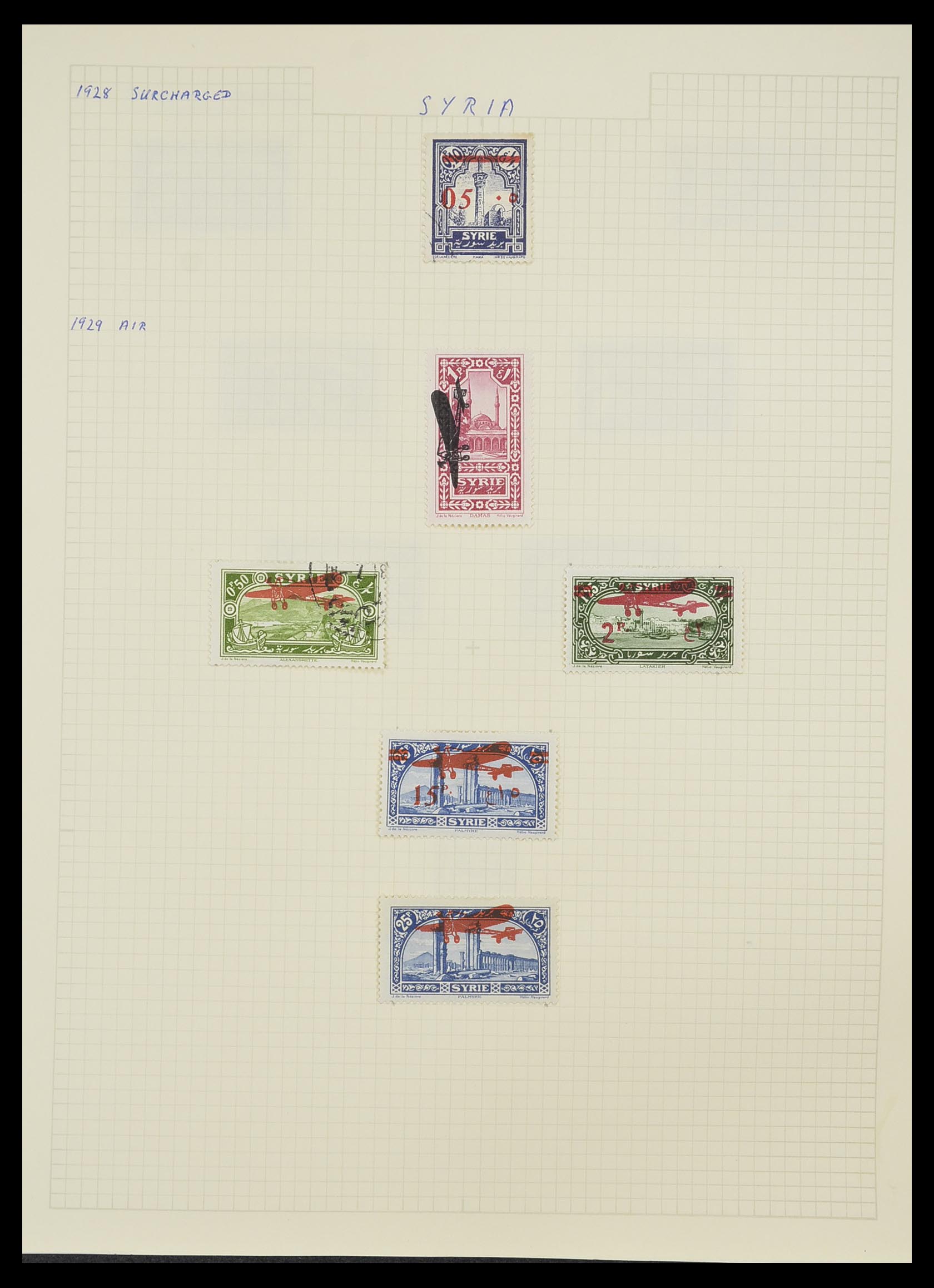 33410 019 - Postzegelverzameling 33410 Syrië 1919-1969.