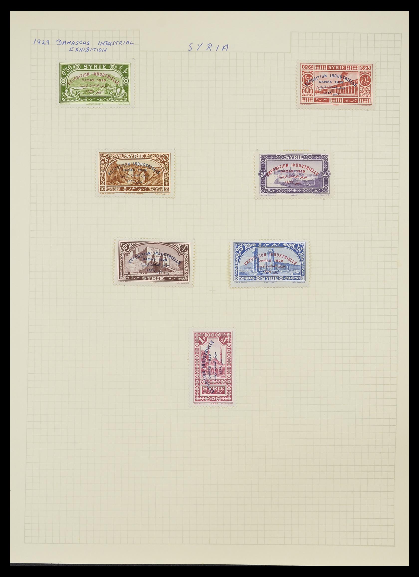 33410 020 - Postzegelverzameling 33410 Syrië 1919-1969.