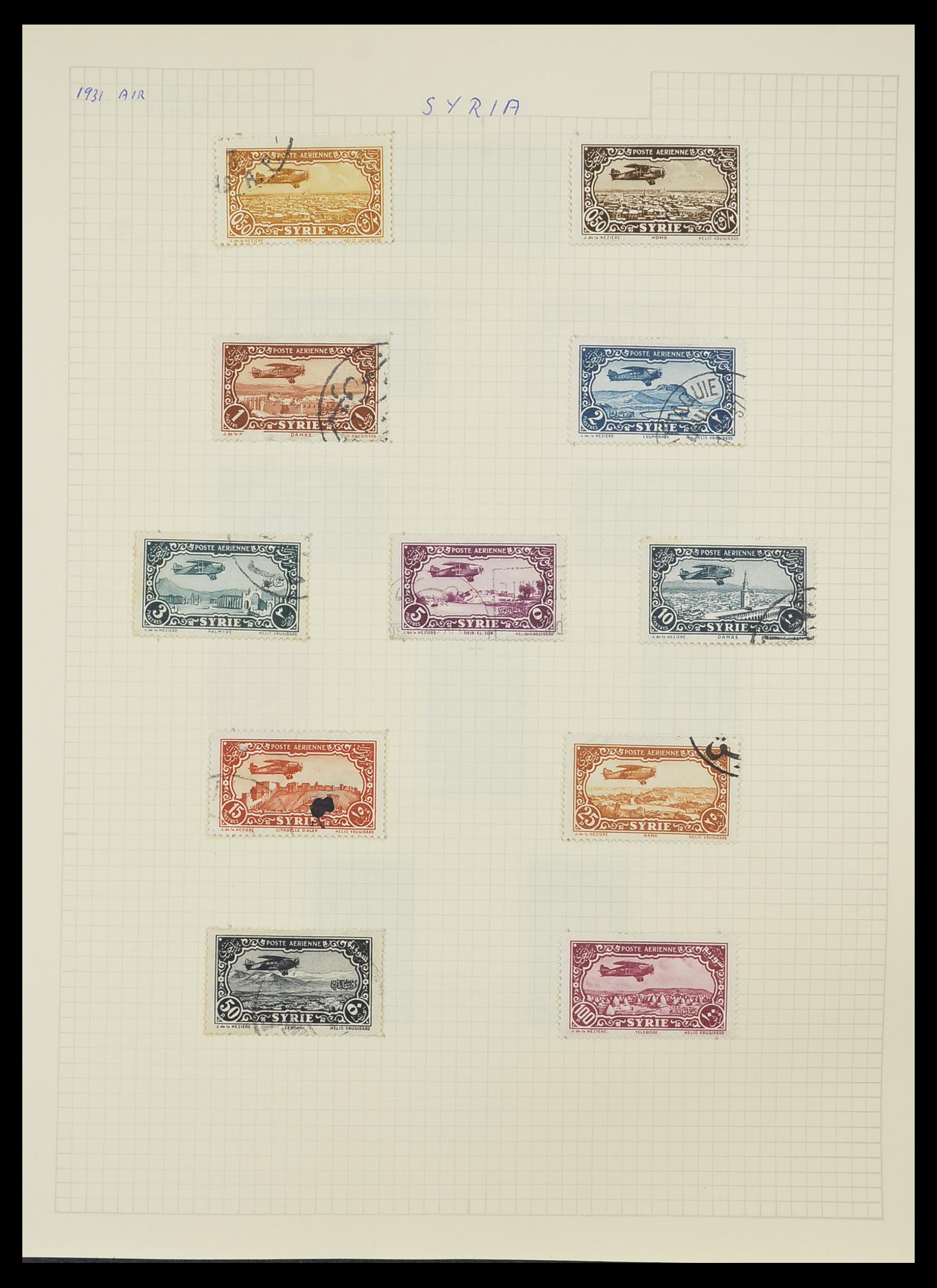 33410 024 - Postzegelverzameling 33410 Syrië 1919-1969.