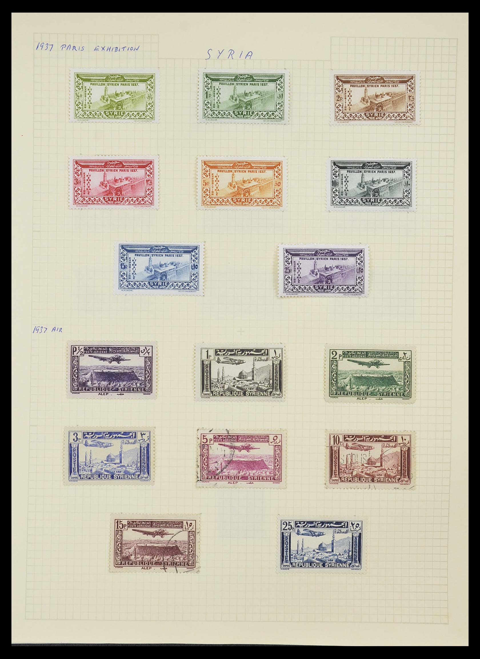 33410 029 - Postzegelverzameling 33410 Syrië 1919-1969.