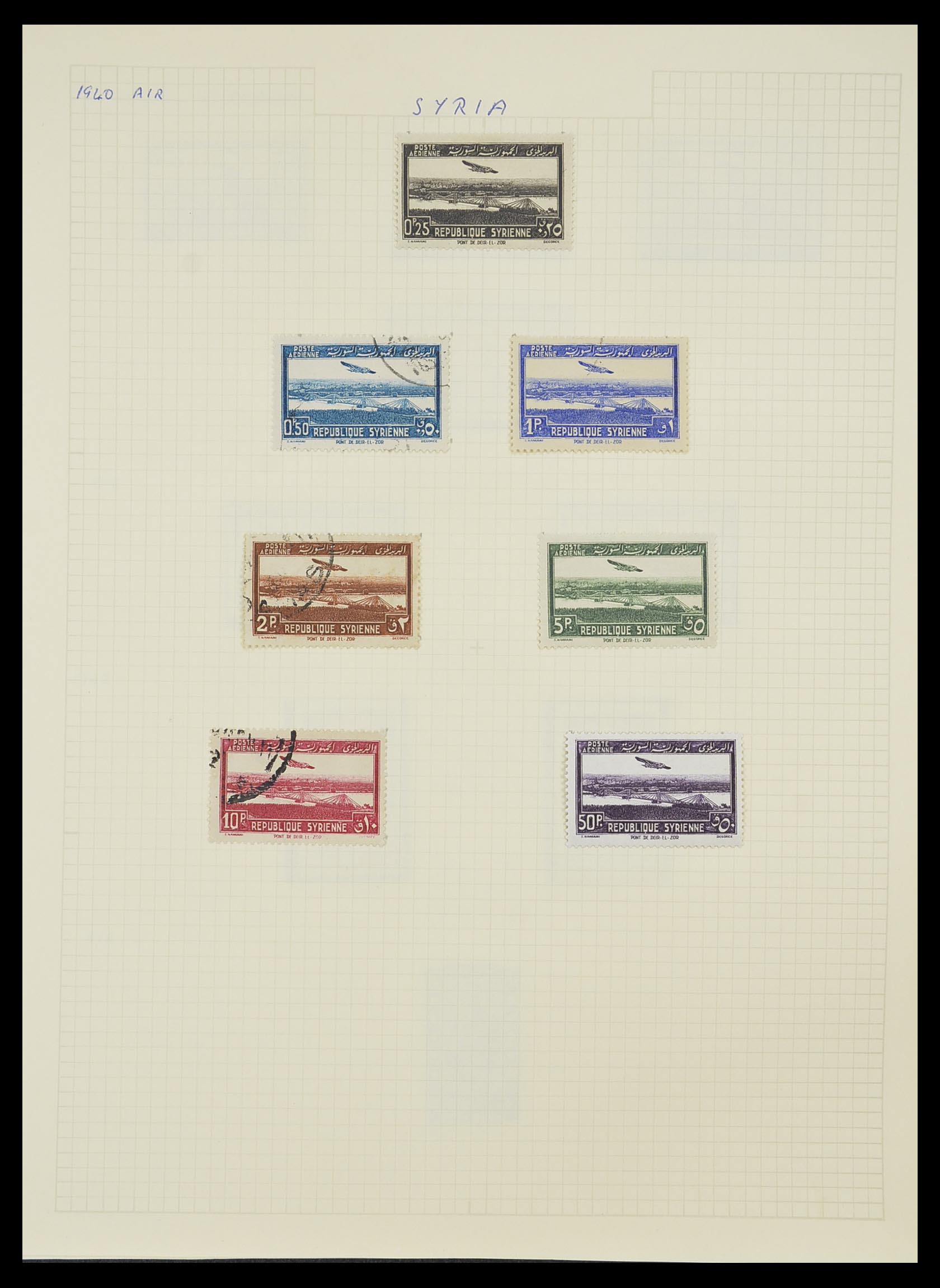 33410 032 - Postzegelverzameling 33410 Syrië 1919-1969.